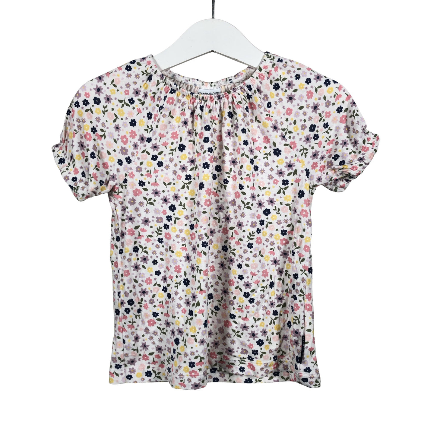 Unisex Polarn O. Pyret - T-särk, suurus 80 - 86 - Valge (1)