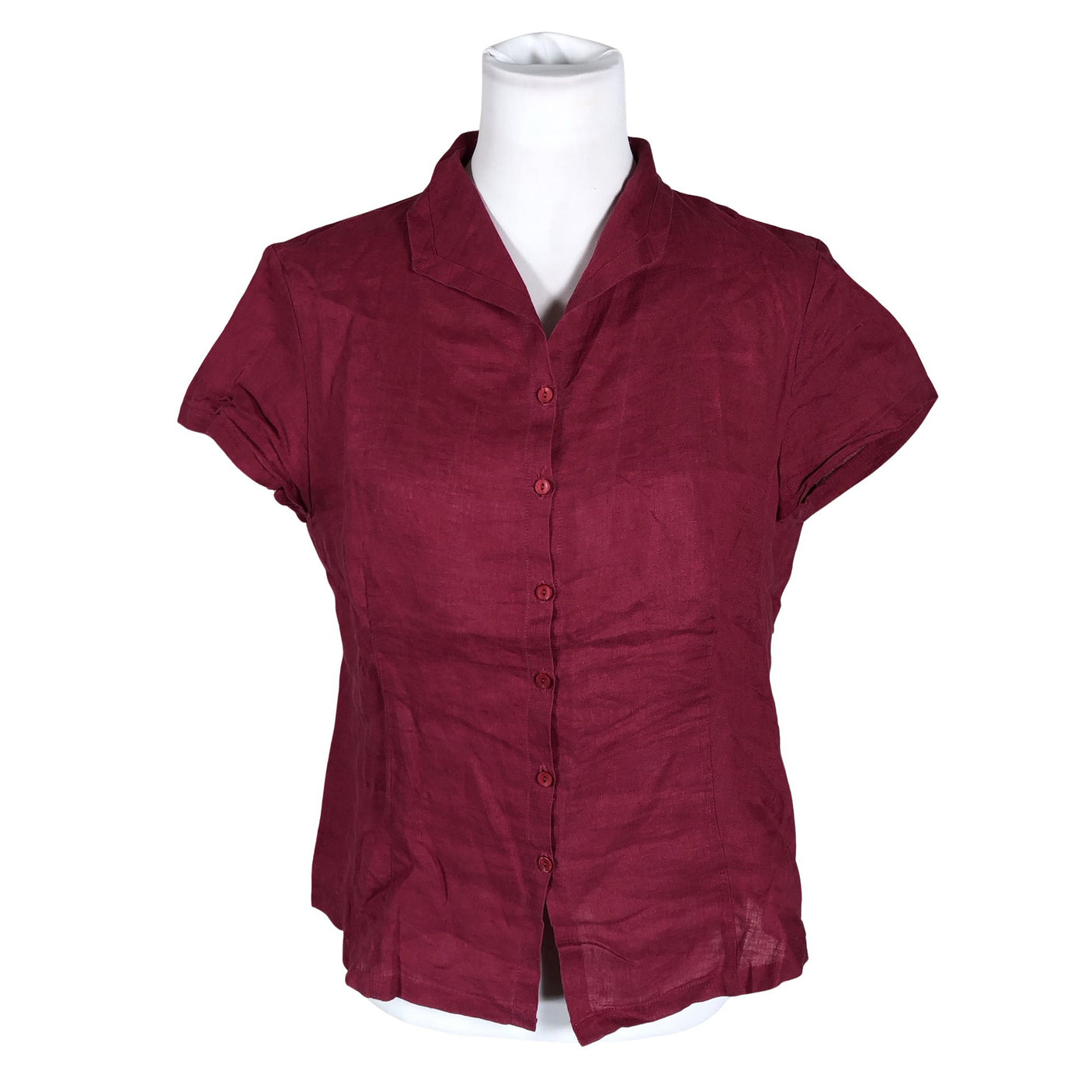 Unisex Evelin Brandt - Lühikeste käistega pluus, suurus 40 - Roosa (1)