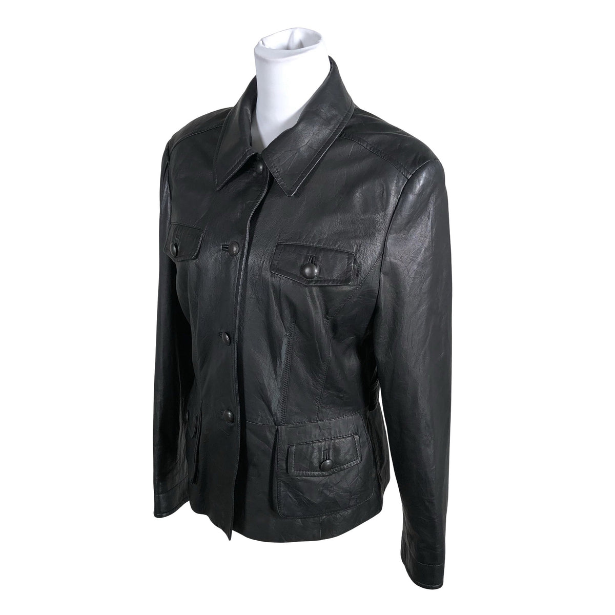 Unisex Ril's - Nahktagi, suurus 40 - Must (3)