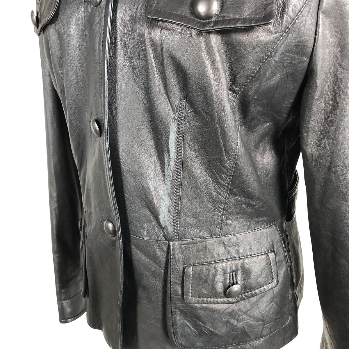 Unisex Ril's - Nahktagi, suurus 40 - Must (4)