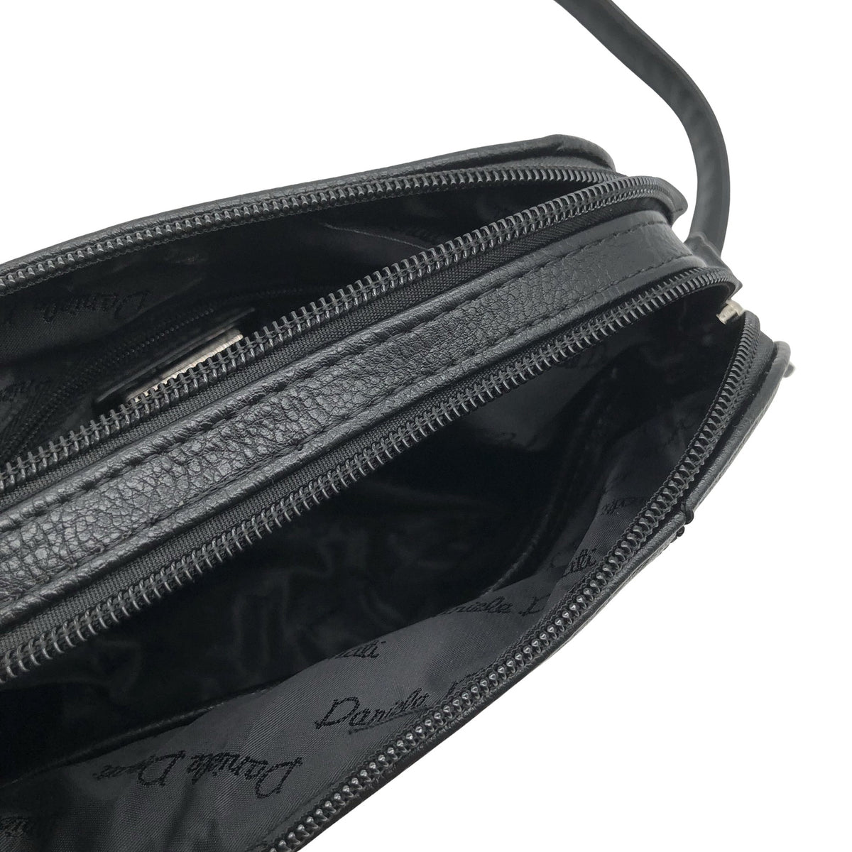 Unisex Daniele Donati - Õlakott, suurus Midi - Must (2)