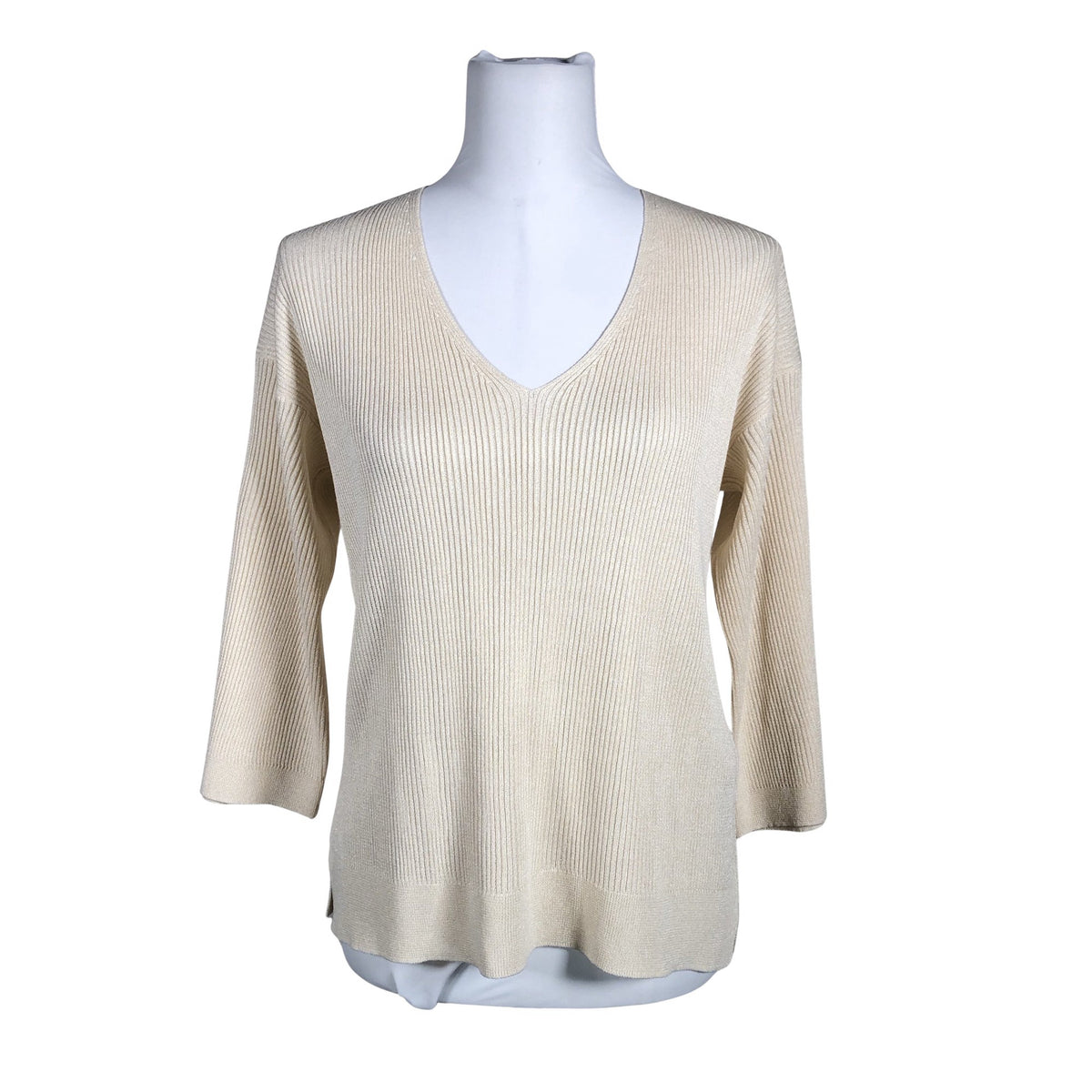 Unisex Massimo Dutti - Kampsun, suurus 36 - Looduslik valge (1)