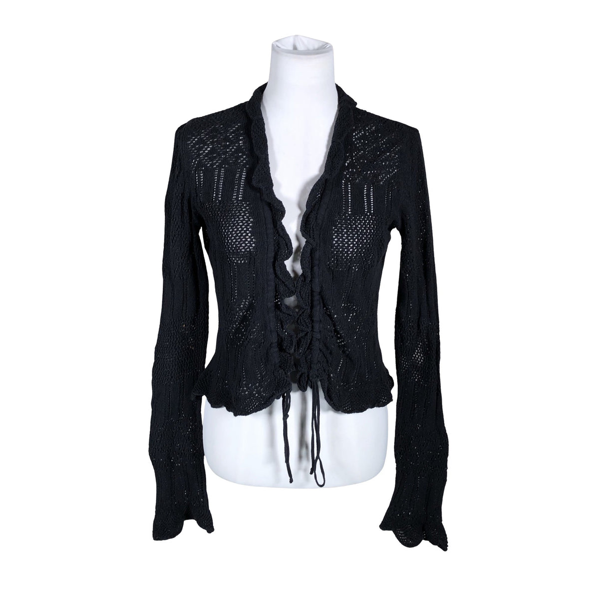 Unisex Benetton - Kardigan, suurus 38 - Must (1)
