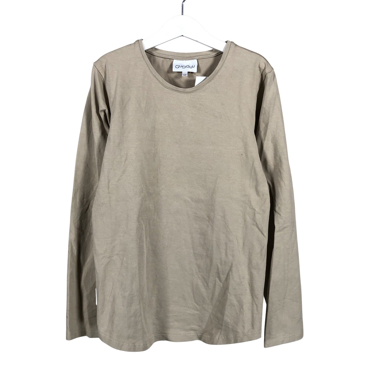 Unisex Gugguu - Trikotaažist pluus, suurus 140 - 146 - Beige (1)