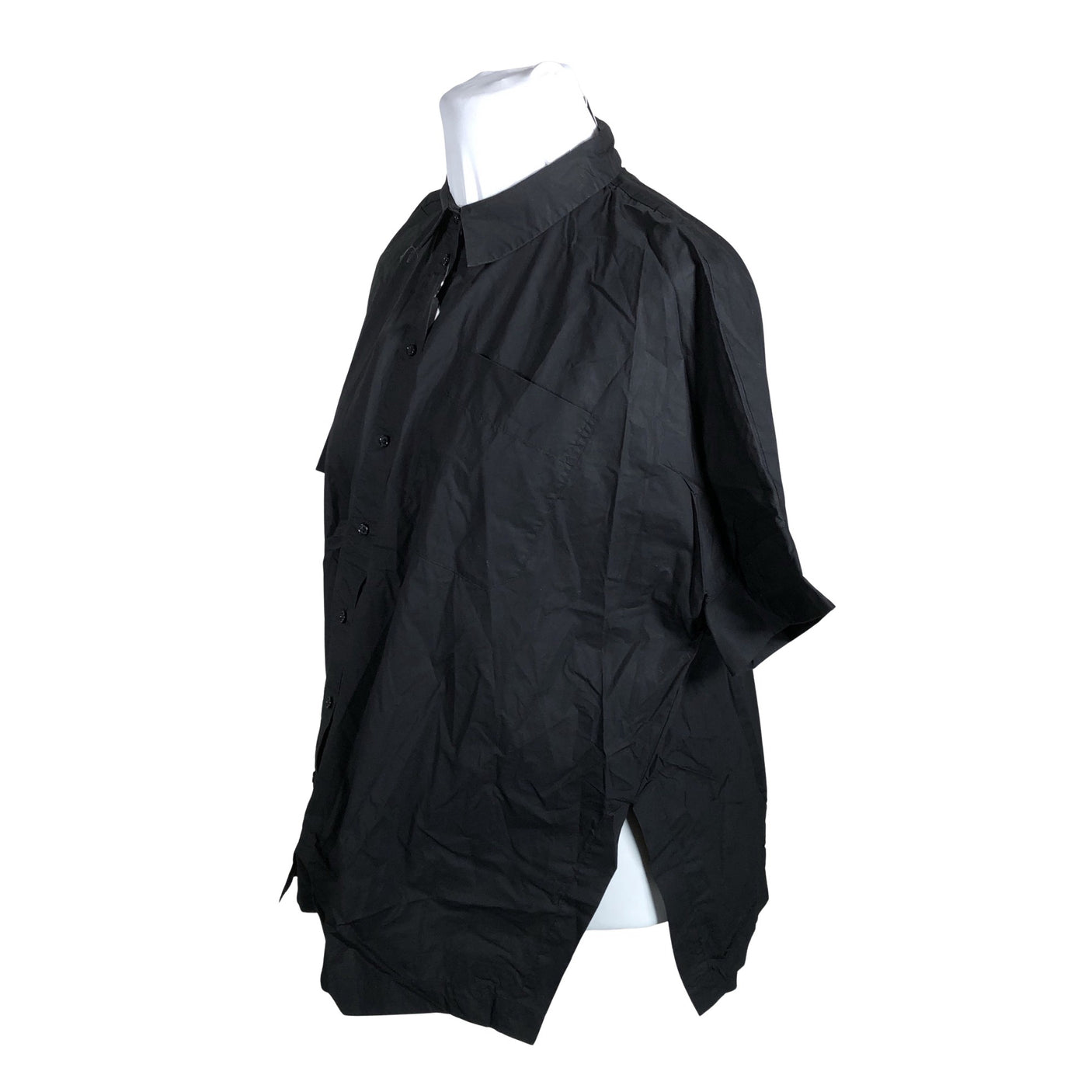 Unisex Just Female - Lühikeste käistega pluus, suurus 42 - Must (2)
