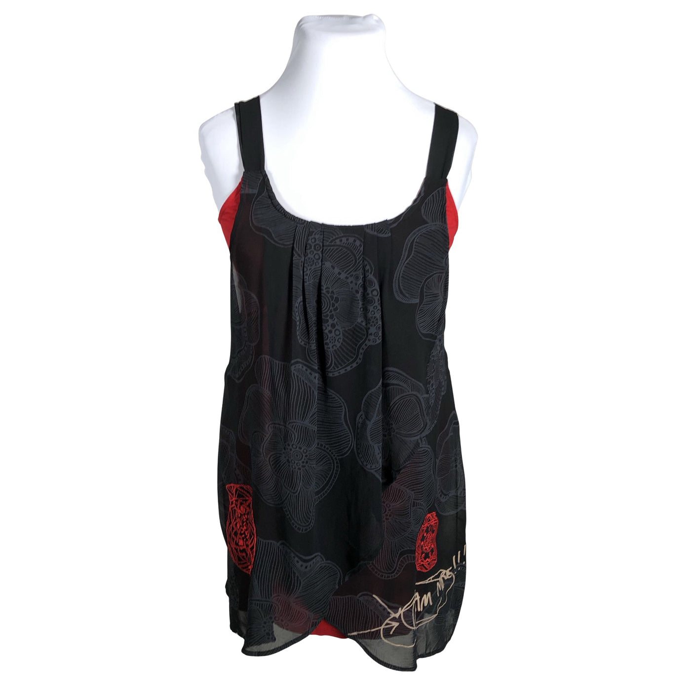 Unisex Desigual - Trikotaažist kleit, suurus 42 - Must (1)