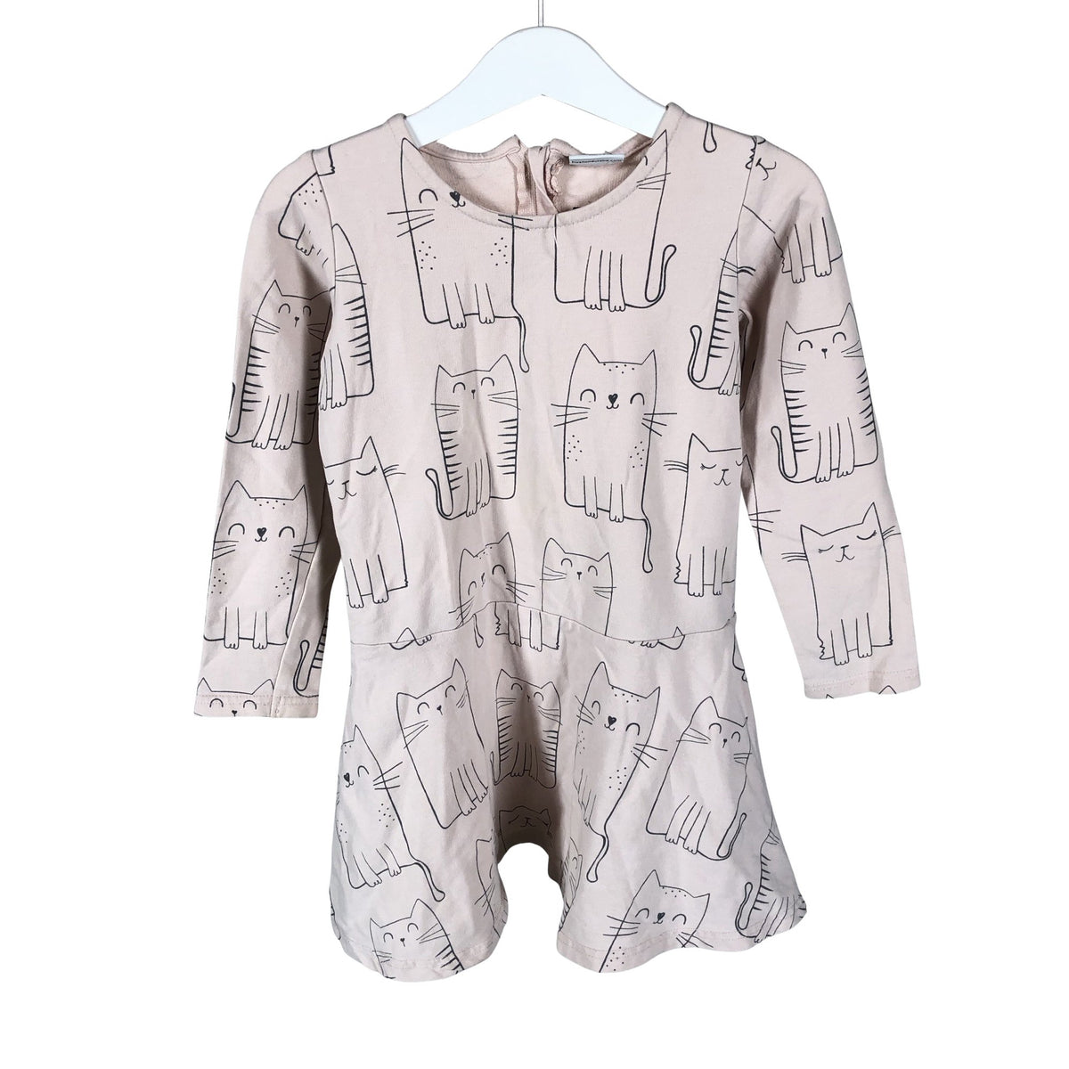 Unisex Hust&Claire - Trikotaažist kleit, suurus 104 - 110 - Heleroosa (1)