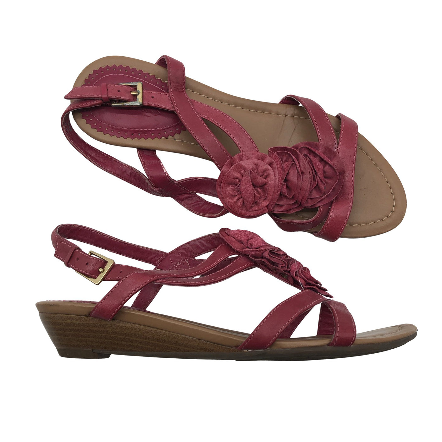 Unisex Clarks - Rihmikud, suurus 38 - Veinipunane (1)