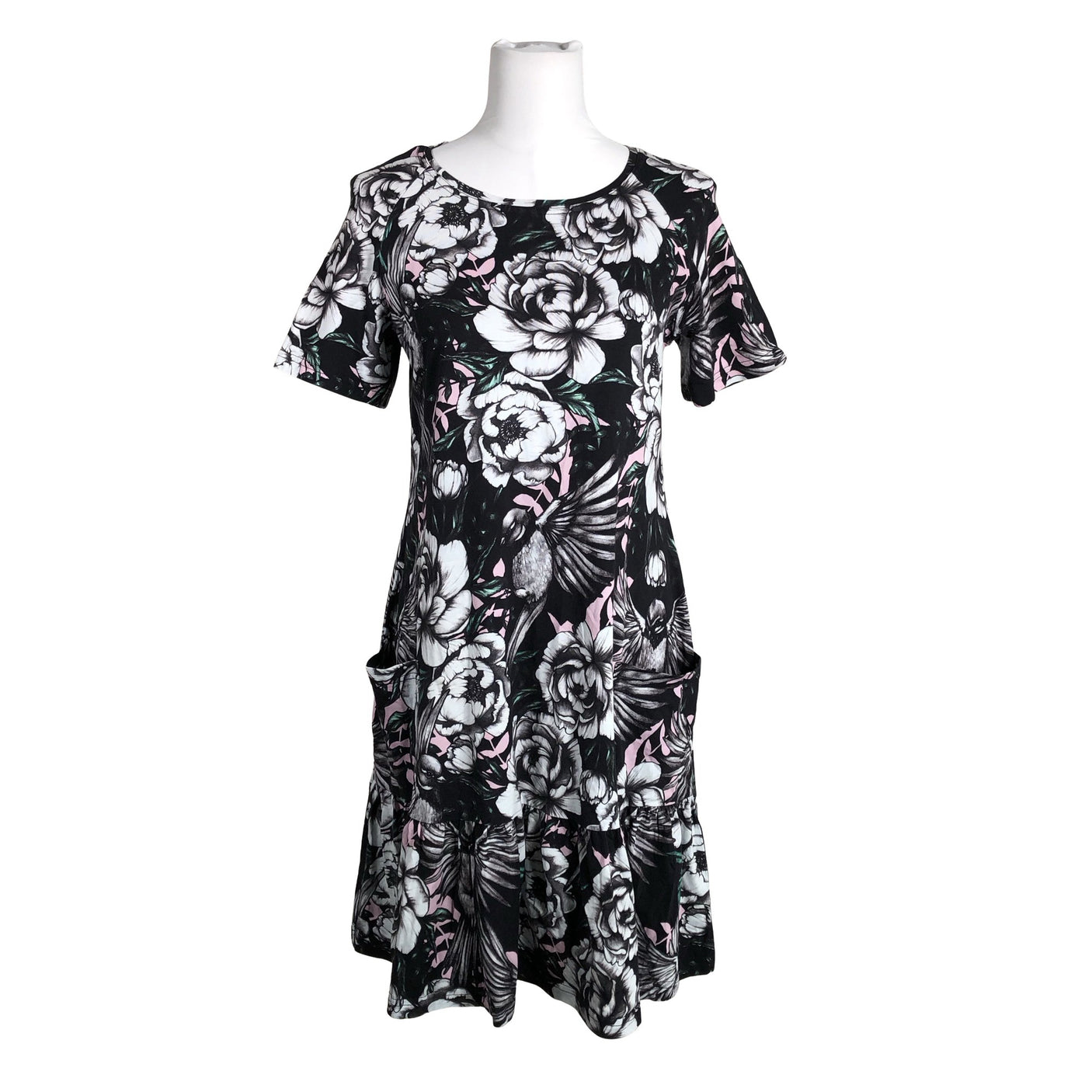 Unisex Ehta - Trikotaažist kleit, suurus 40 - Hall (1)