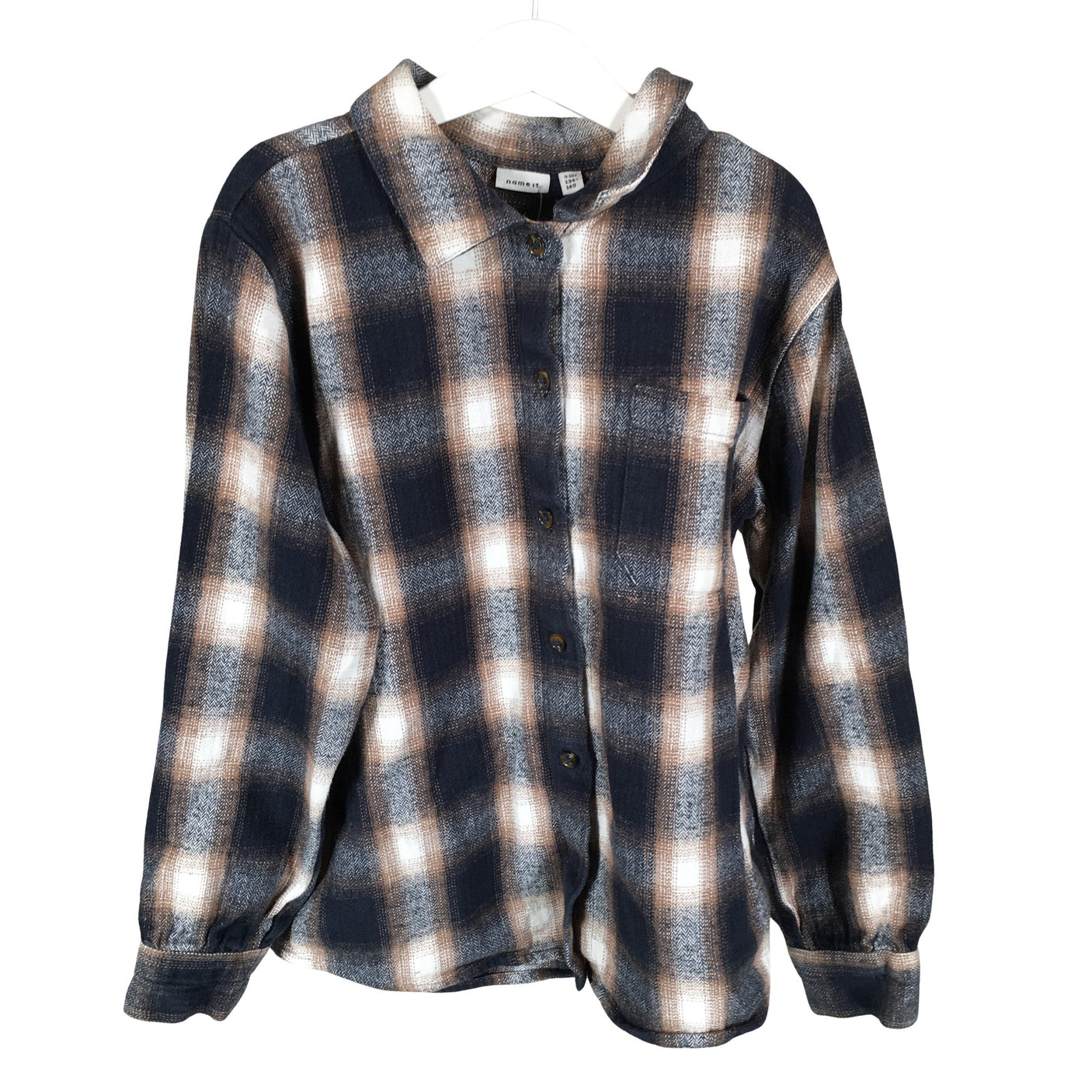 Unisex Name It - Flanellsärk, suurus 134 - 140 - Sinine (1)