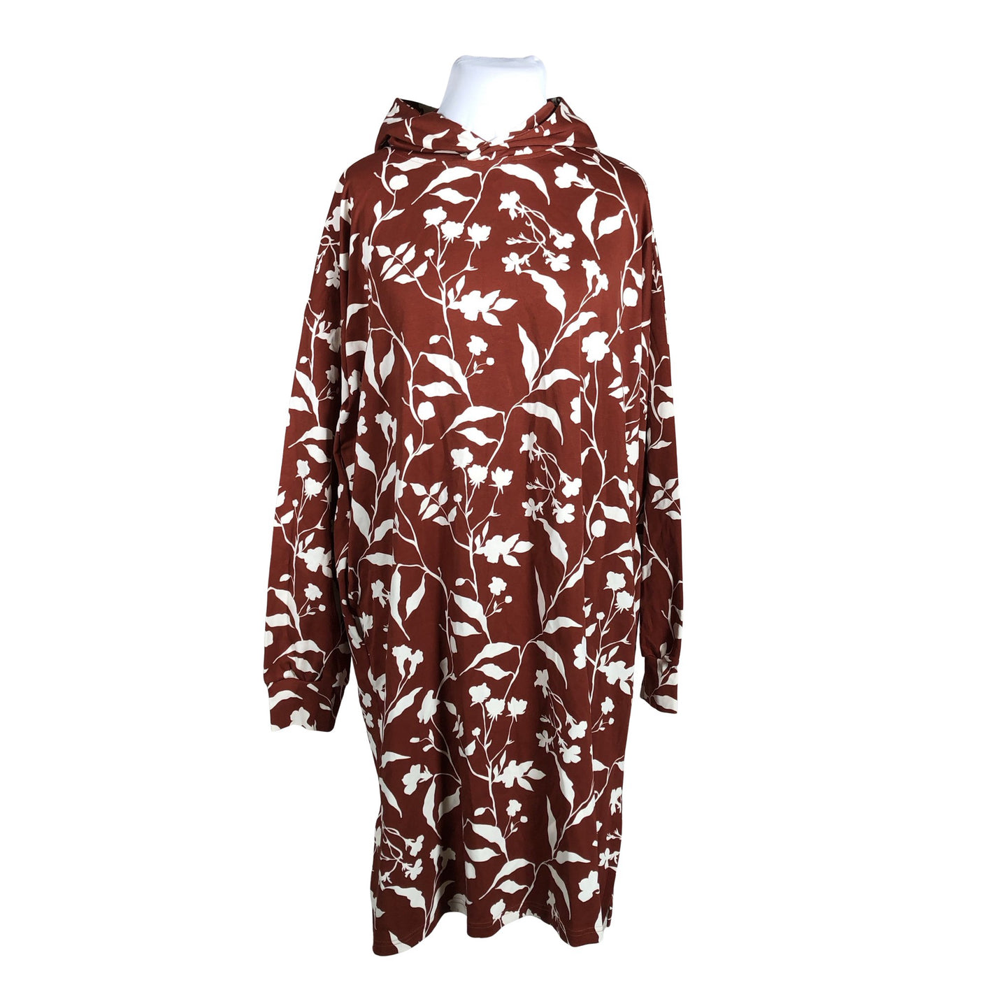 Unisex Toive - Trikotaažist kleit, suurus 44 - Pruun (1)