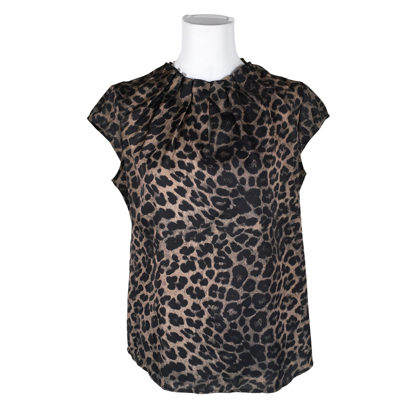 Unisex Comma - Lühikeste käistega pluus, suurus 38 - Pruun (1)