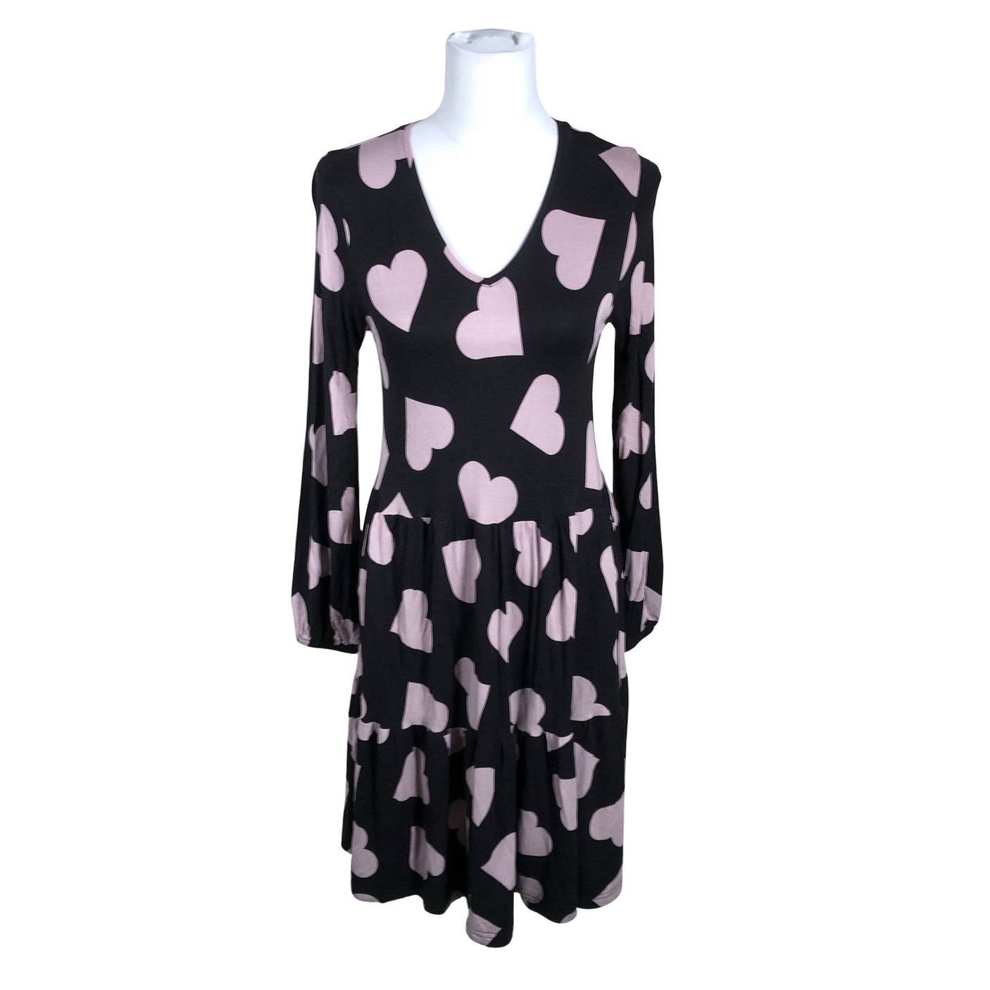 Unisex Nanso - Trikotaažist kleit, suurus 36 - Must (1)