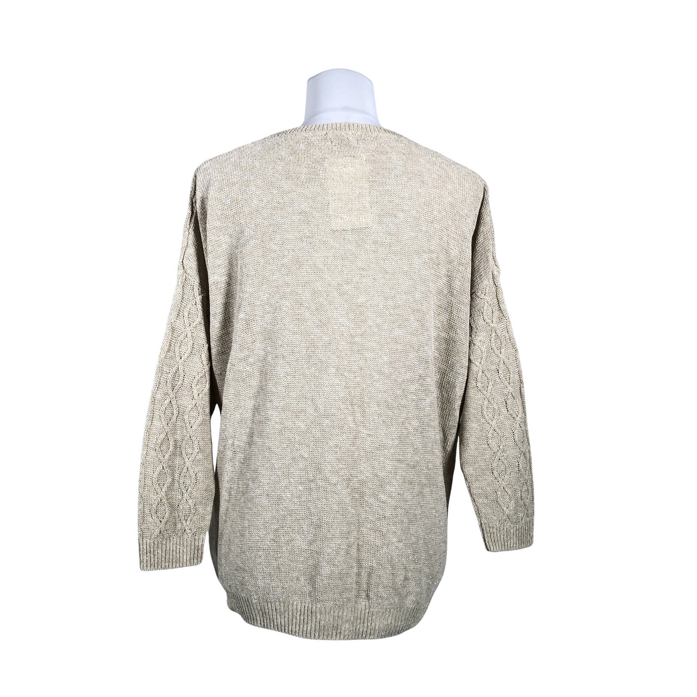 Unisex Massimo Dutti - Kampsun, suurus 38 - Beige (2)