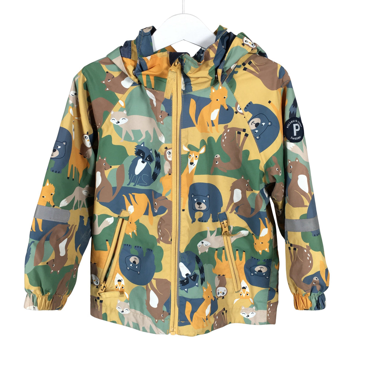 Unisex Polarn O. Pyret - Kevad-/sügisjope, suurus 98 - 104 - Kollane (1)