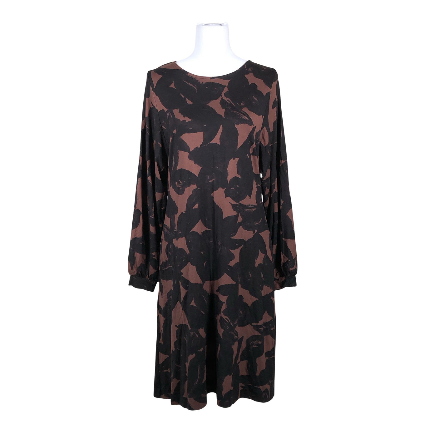 Unisex NOSH - Trikotaažist kleit, suurus 38 - Pruun (1)