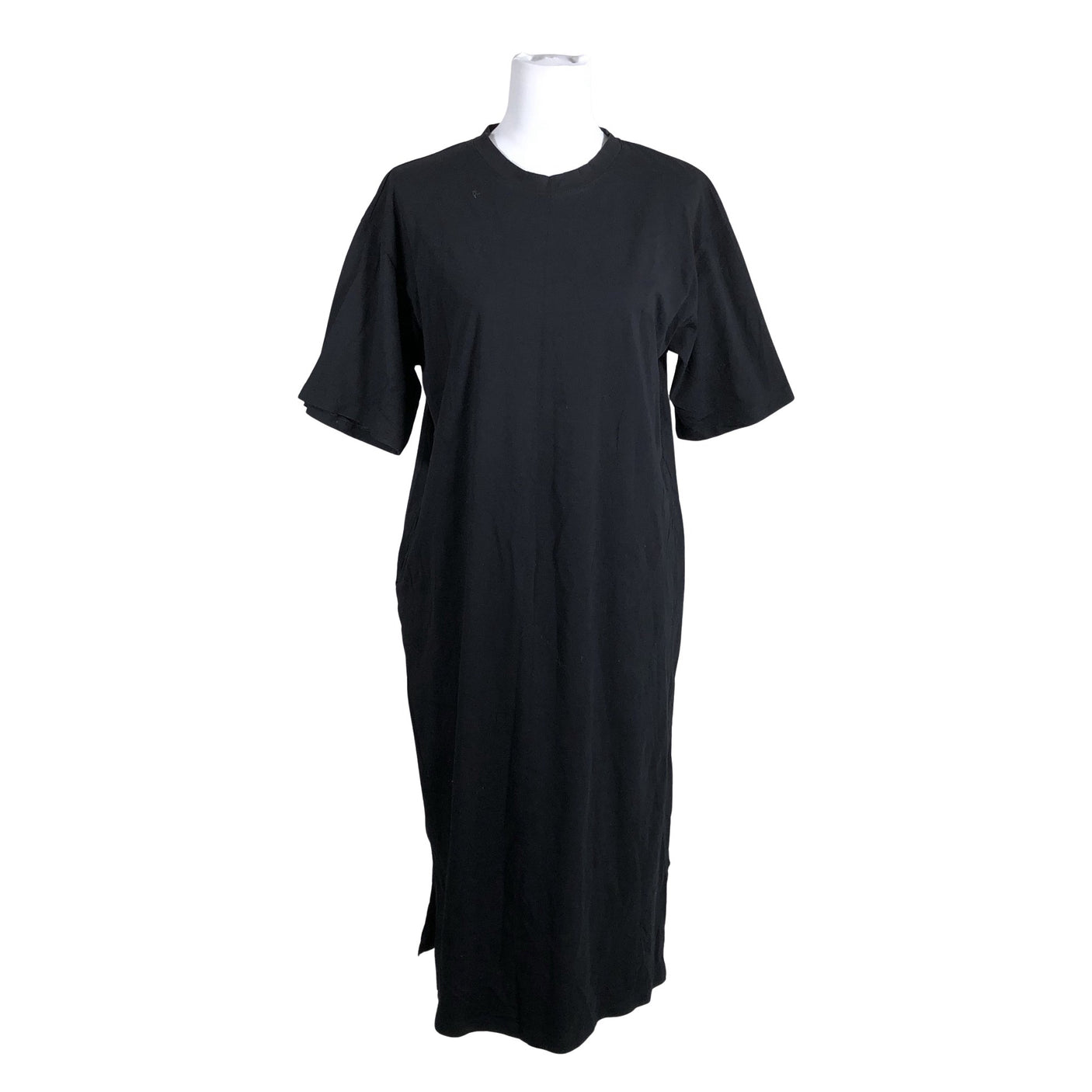 Unisex Lindex - Trikotaažist kleit, suurus 38 - Must (1)
