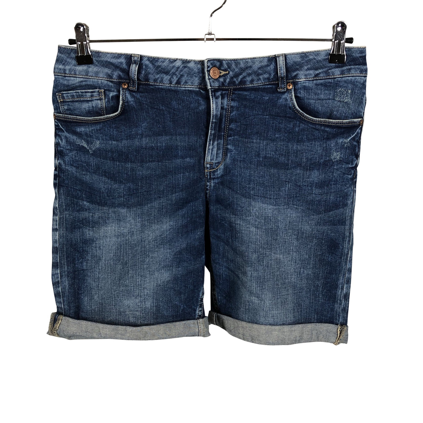 Unisex Lindex - Teksast lühikesed püksid, suurus 40 - Sinine (1)