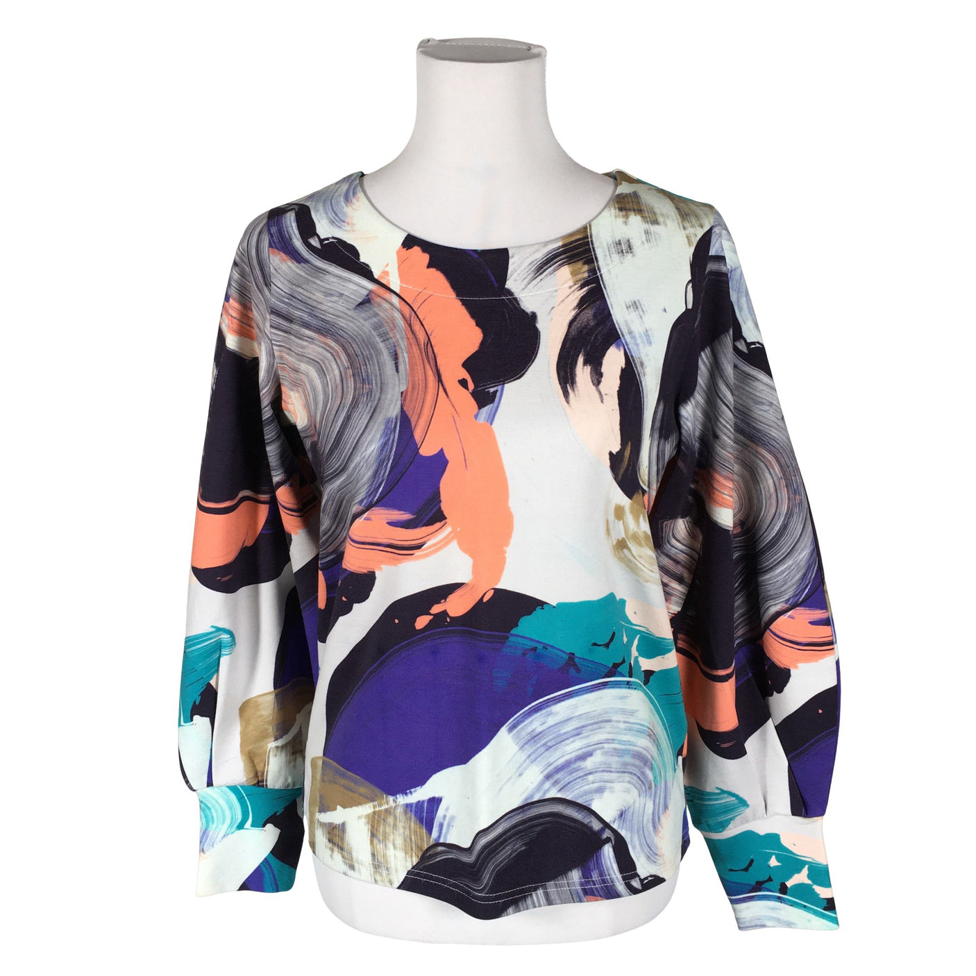 Unisex Nanso - Trikotaažist pluus, suurus 36 - Lilla (1)