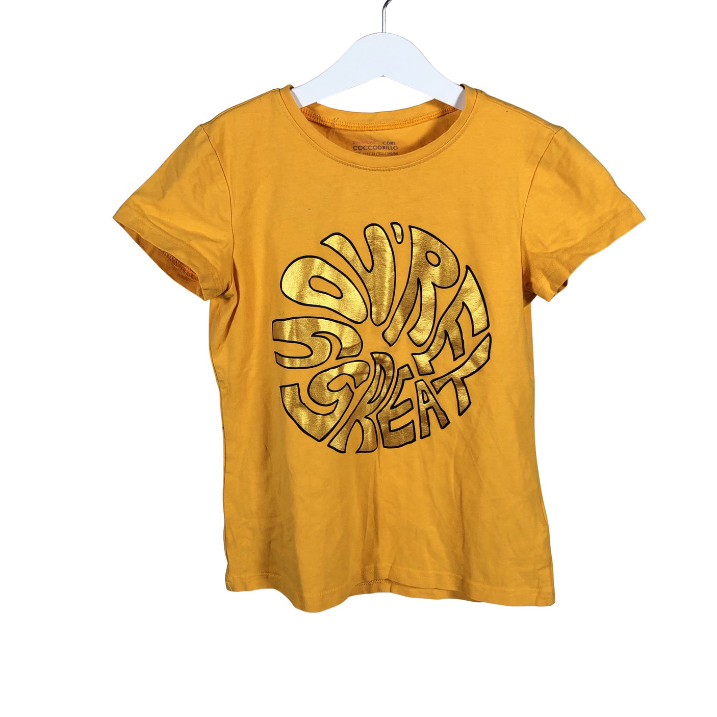 Unisex Coccodrillo - T-särk, suurus 140 - 146 - Kollane (1)