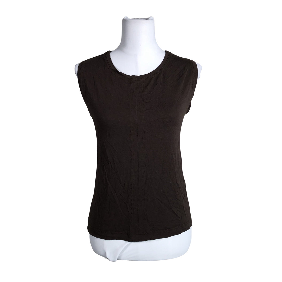 Unisex Voglia - Trikotaažist topp, suurus 36 - Pruun (1)