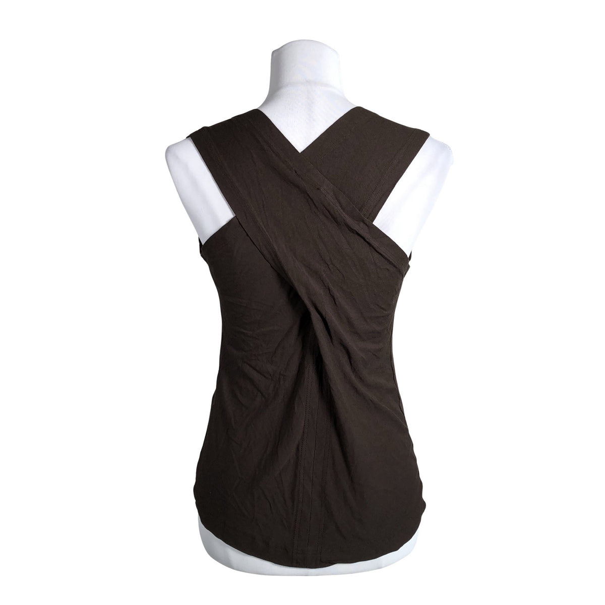 Unisex Voglia - Trikotaažist topp, suurus 36 - Pruun (2)