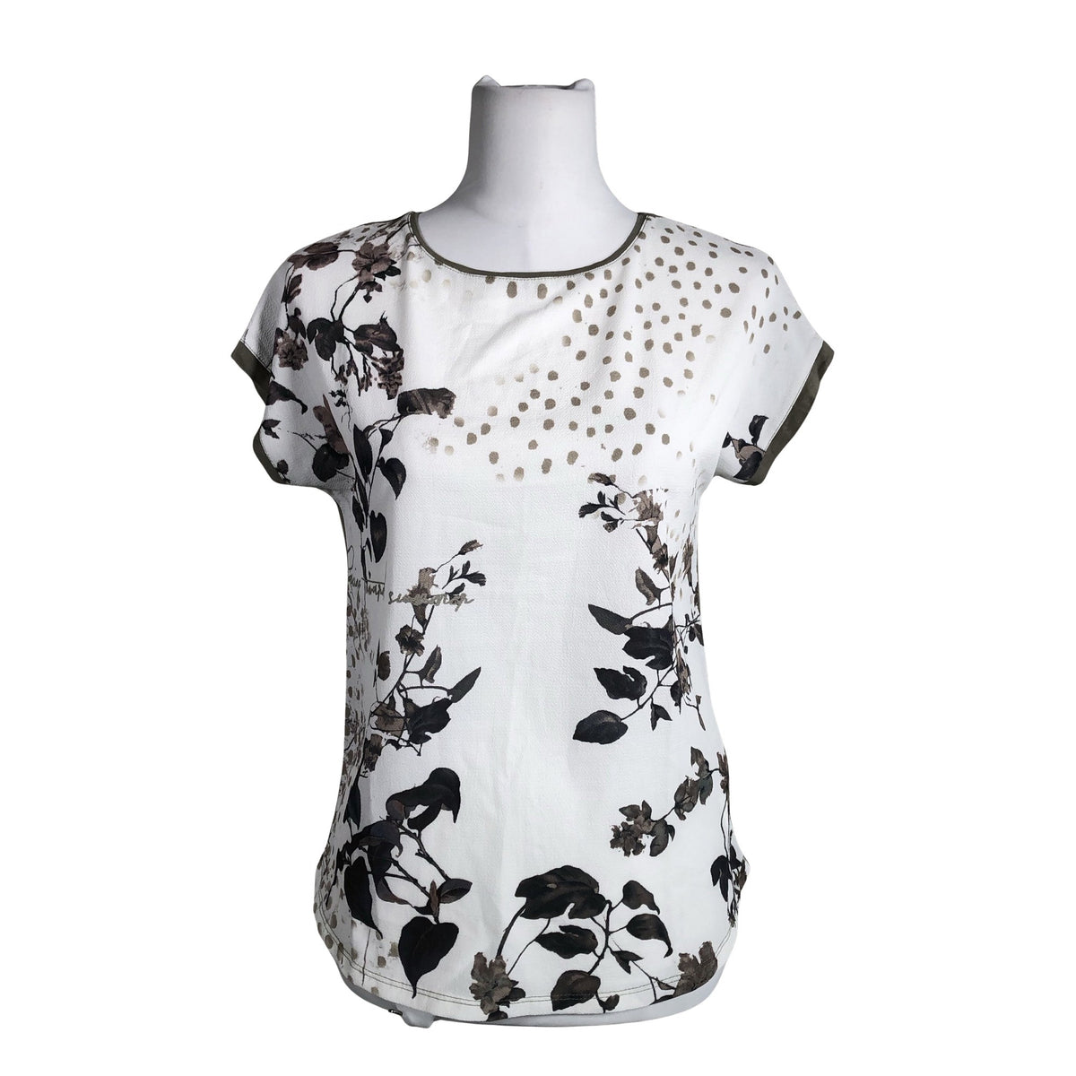 Unisex Soyaconcept - Lühikeste käistega pluus, suurus 36 - Roheline (1)