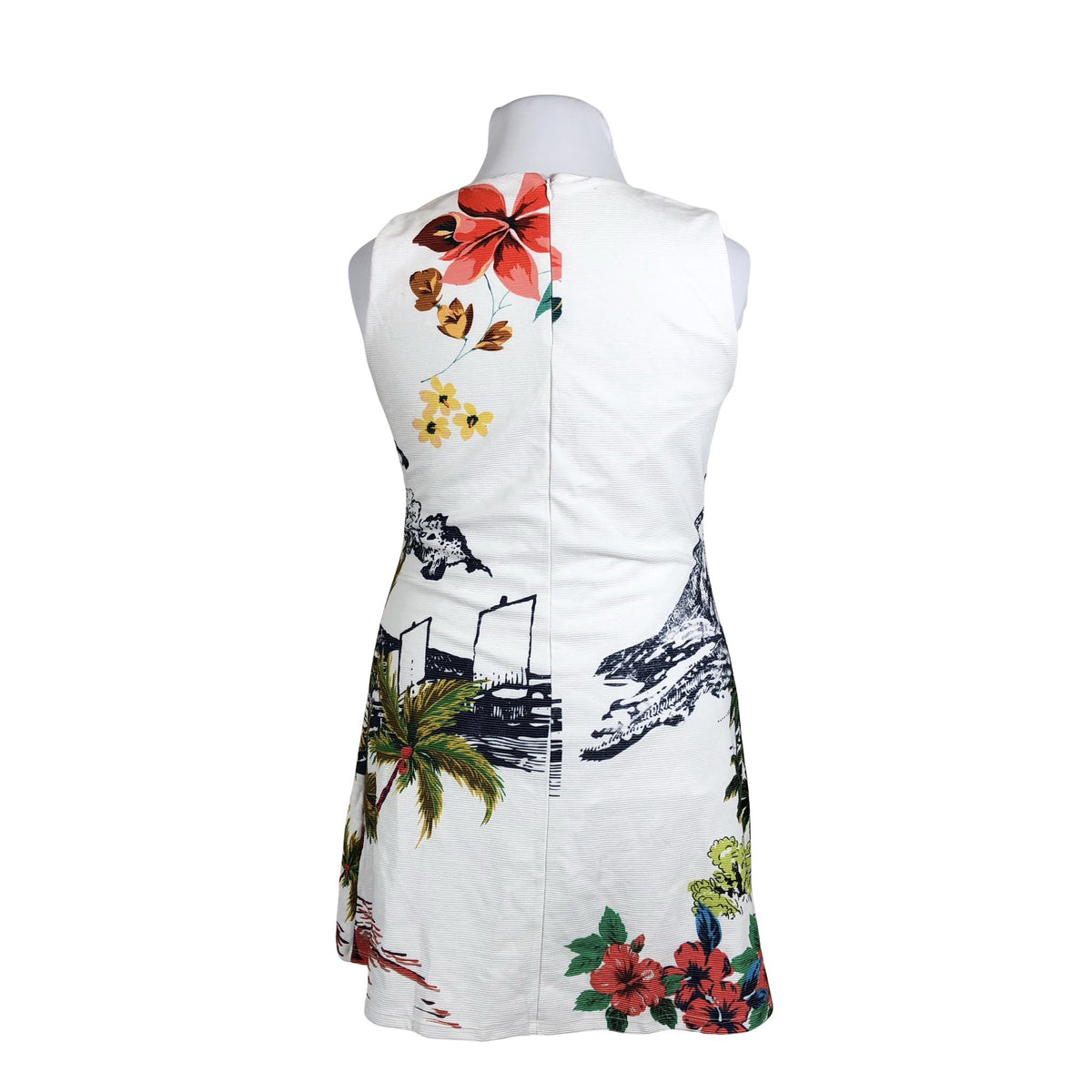 Unisex Desigual - Trikotaažist kleit, suurus 42 - Valge (2)