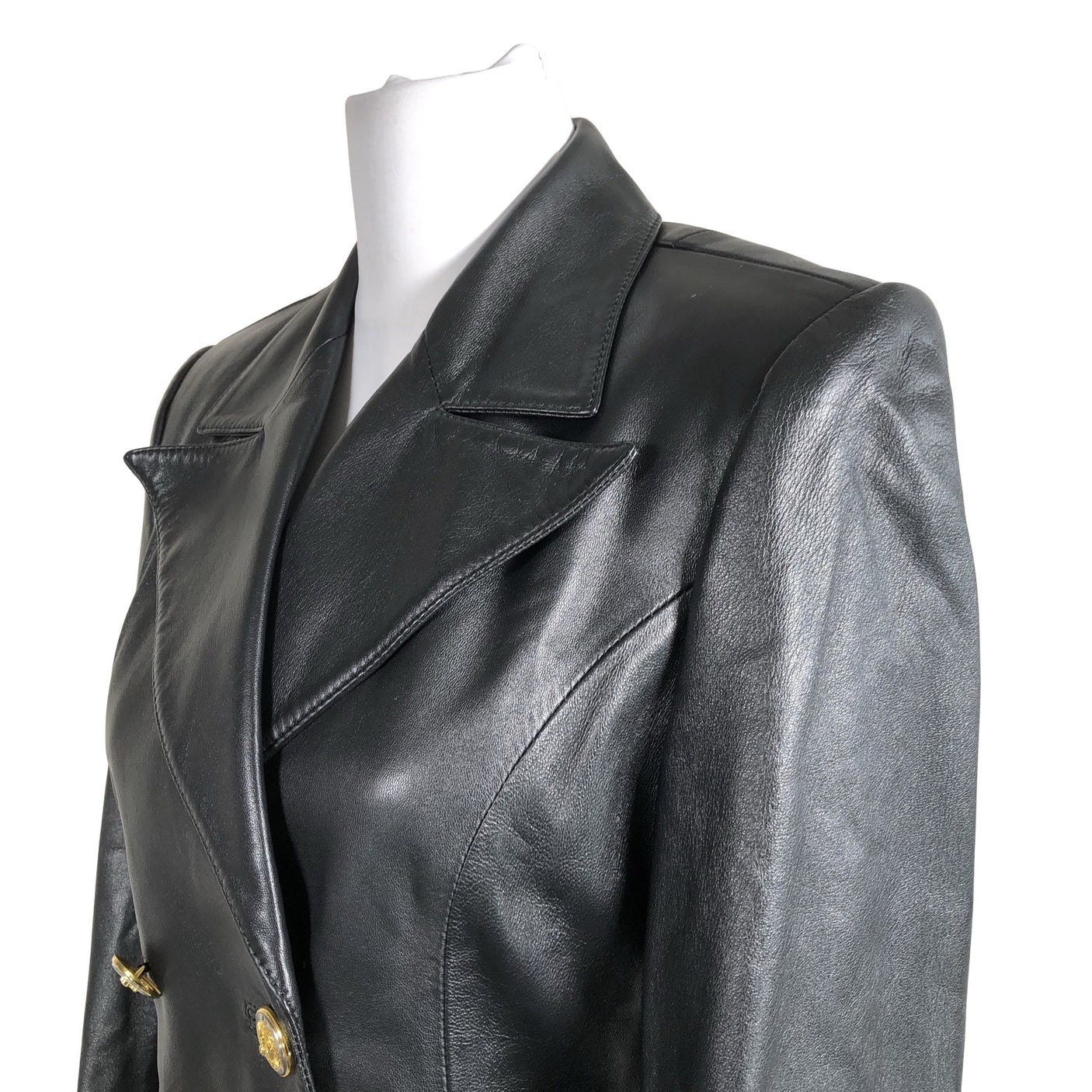 Unisex Versus Versace - Nahktagi, suurus 38 - Must (2)