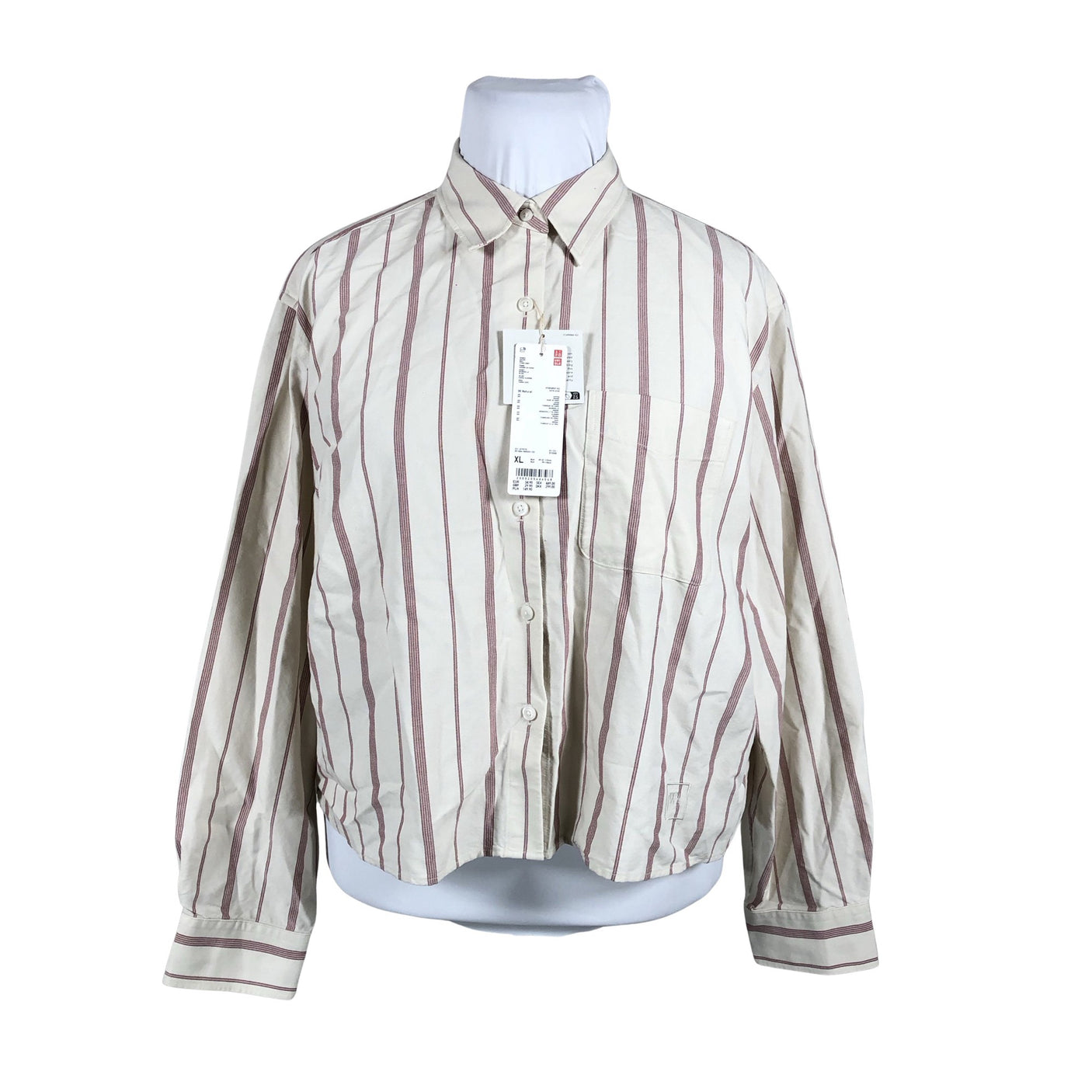Unisex Uniqlo - Triiksärk, suurus 42 - Beige (1)