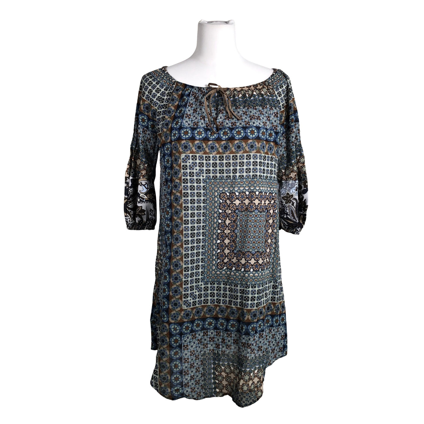 Unisex Benetton - Mitteveniv kleit, suurus 38 - Sinine (1)