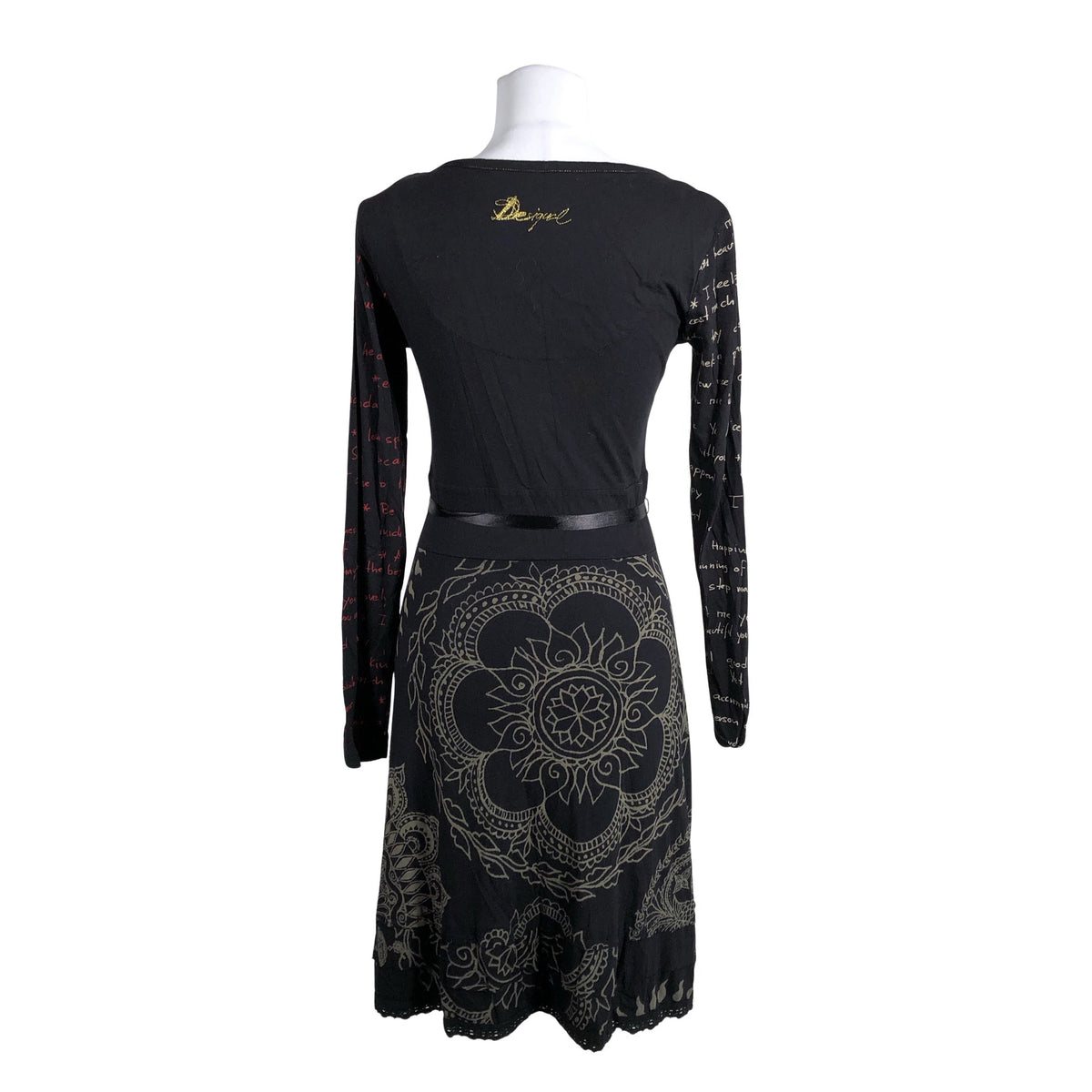 Unisex Desigual - Trikotaažist kleit, suurus 36 - Must (2)