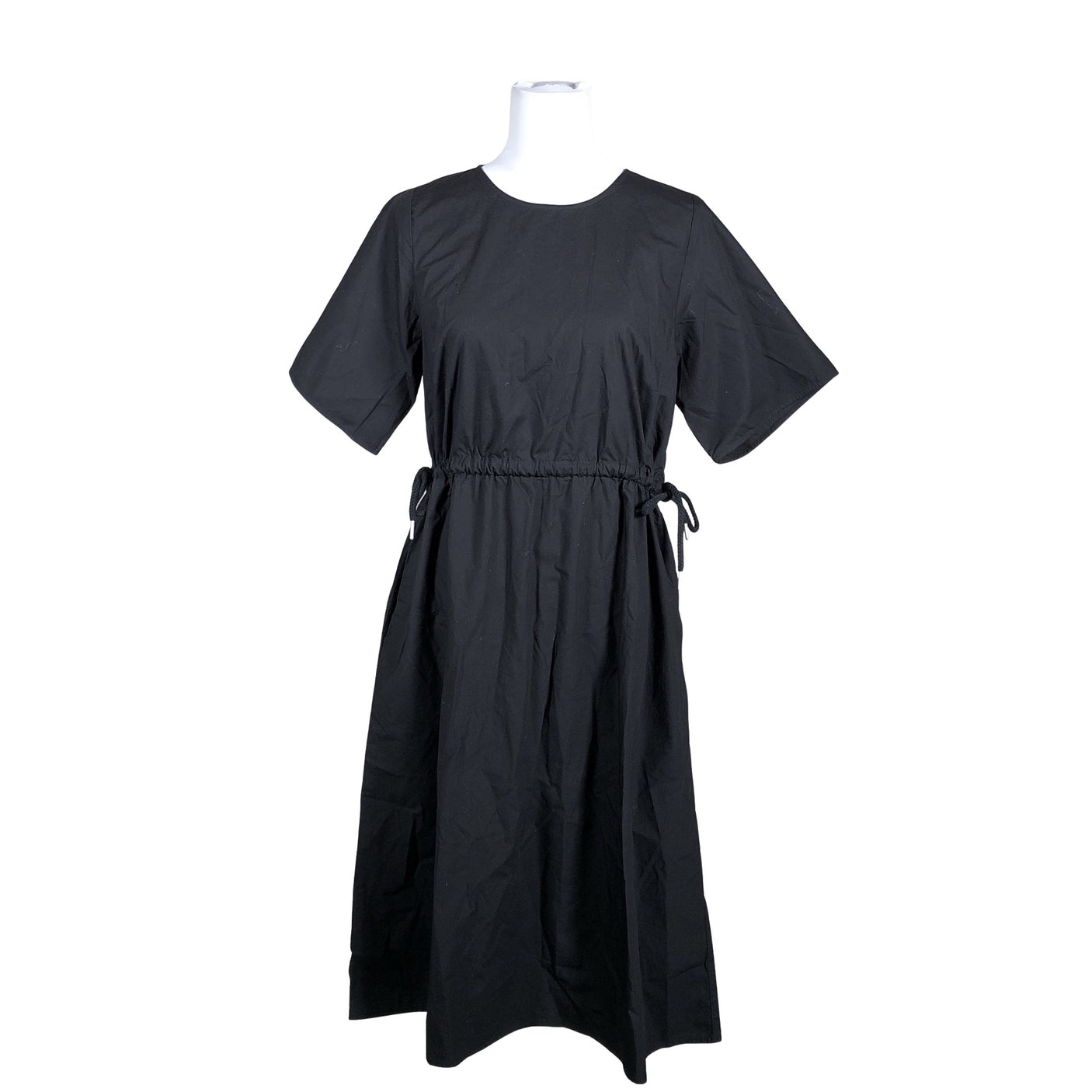 Unisex Knowledge Cotton Apparel - Mitteveniv kleit, suurus 38 - Must (1)