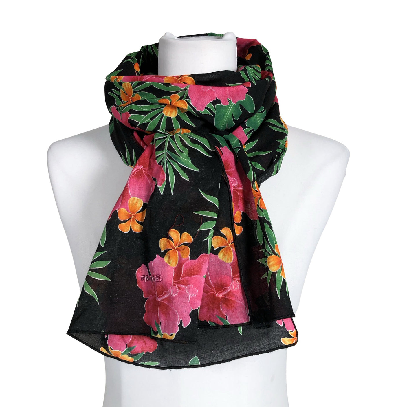 Unisex Gant - Õhuke sall, suurus Maxi - Must (1)