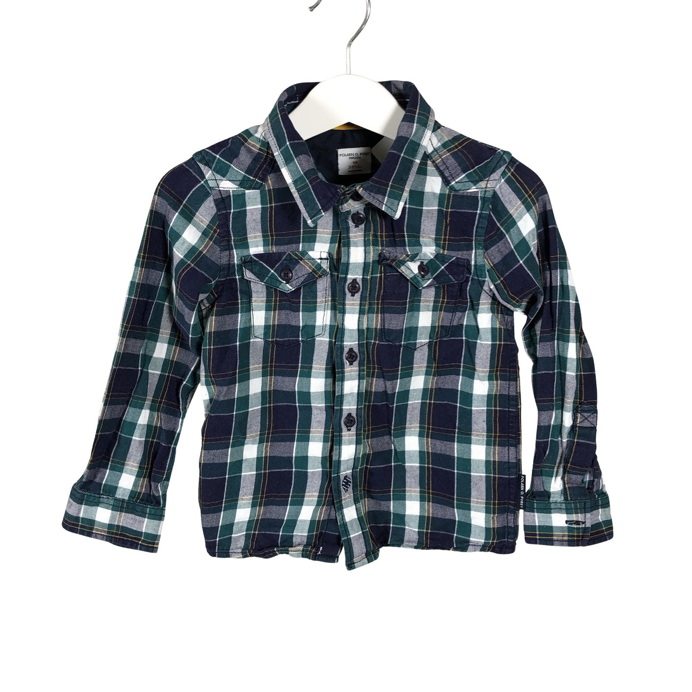 Unisex Polarn O. Pyret - Triiksärk, suurus 92 - 98 - Sinine (1)