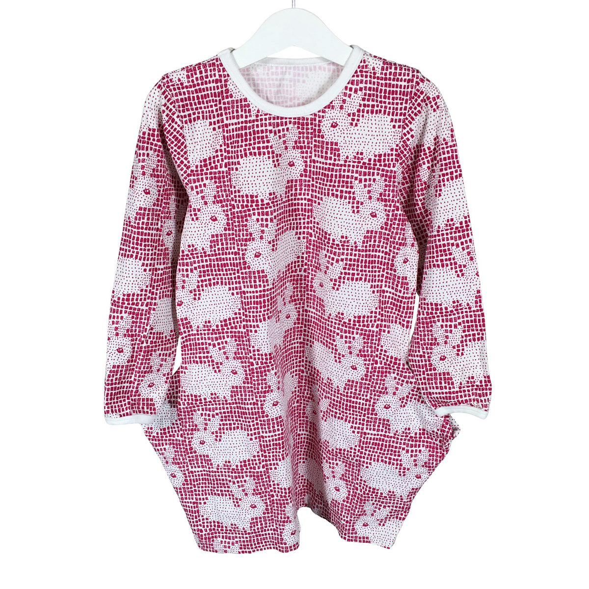 Unisex Handmade - Trikotaažist kleit, suurus 110 - 116 - Valge (1)