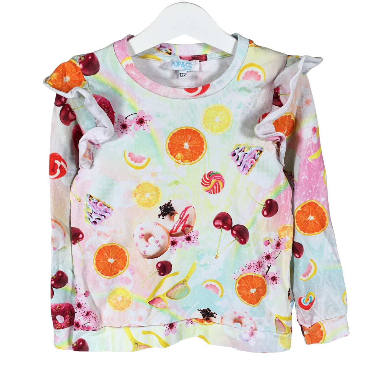 Unisex Pop & Co Helsinki - Dressikangast pluus, suurus 116 - 122 - Valge (1)