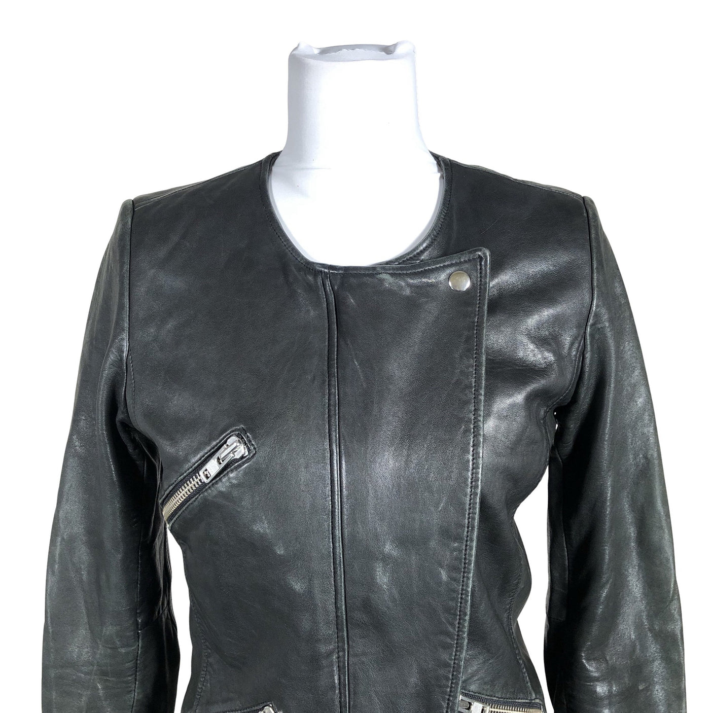 Unisex Isabel Marant Étoile - Nahktagi, suurus 36 - Must (4)