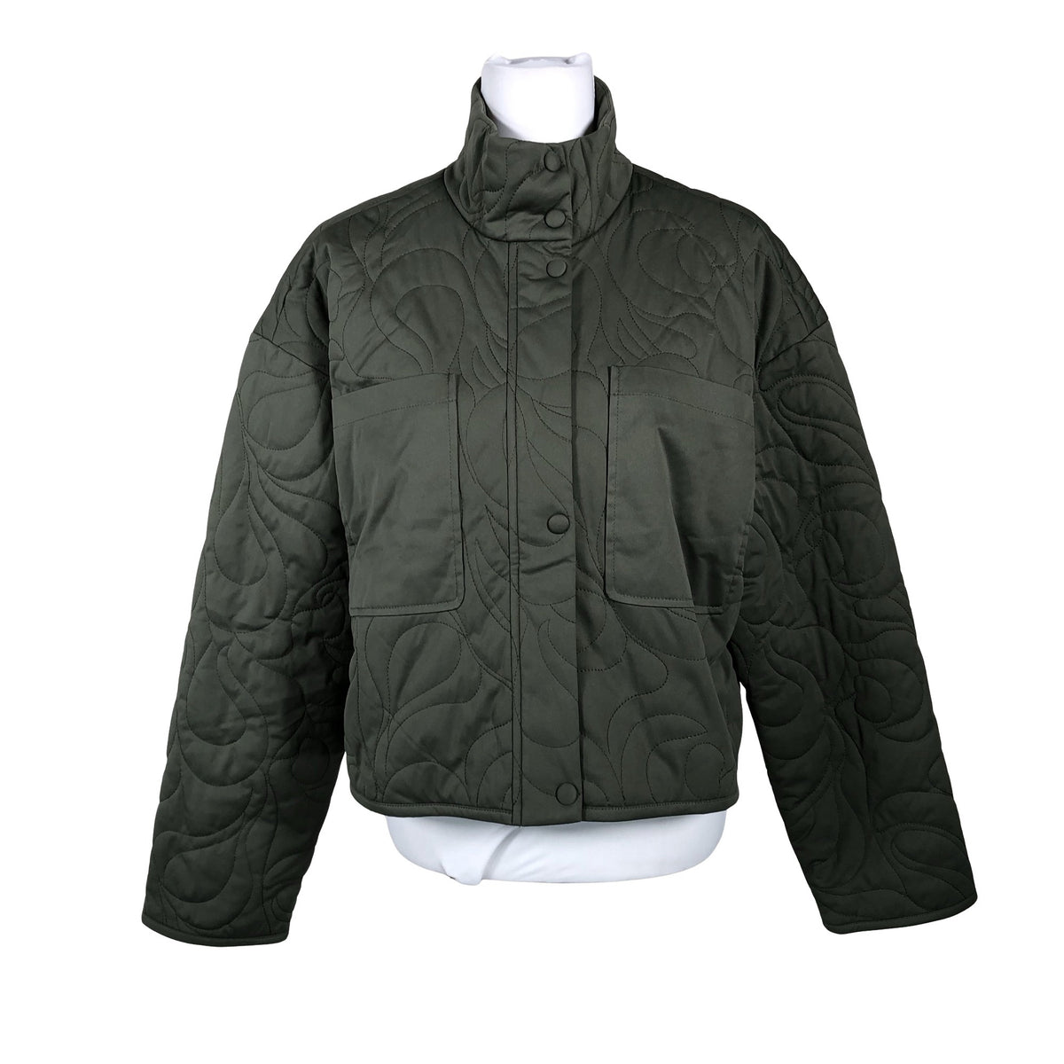 Unisex 7 for all mankind - Õhem talvejope, suurus 40 - Roheline (1)