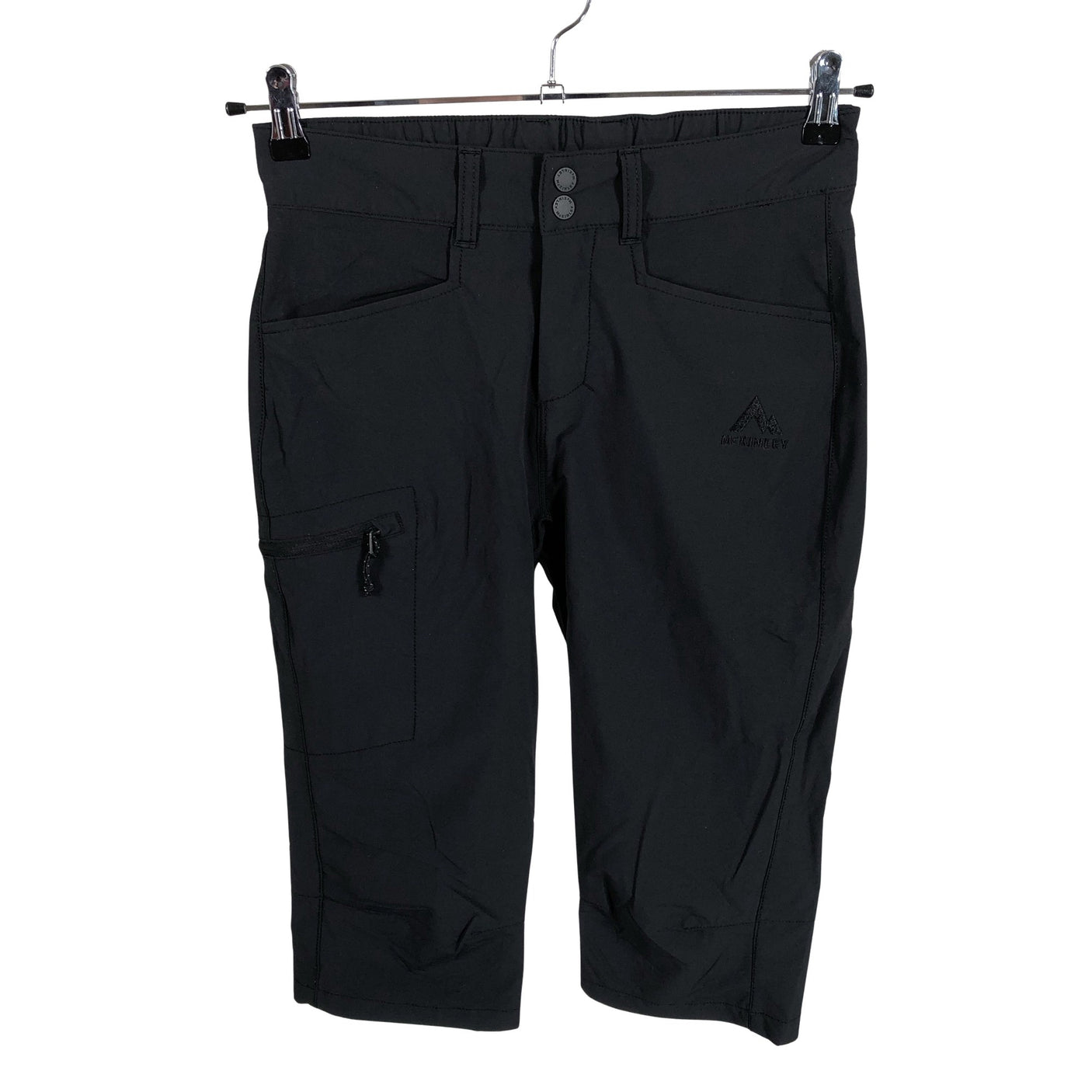 Unisex Mc Kinley - Mittevenivad poolpikad püksid, suurus 36 - Must (1)