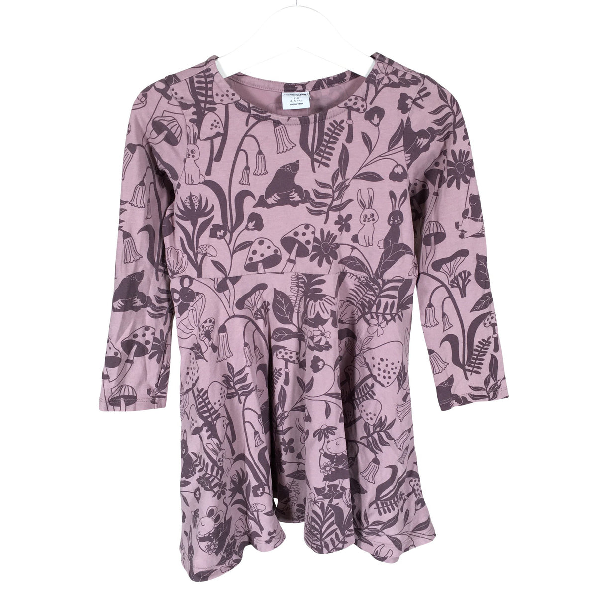 Unisex Polarn O. Pyret - Trikotaažist kleit, suurus 104 - 110 - Lilla (1)