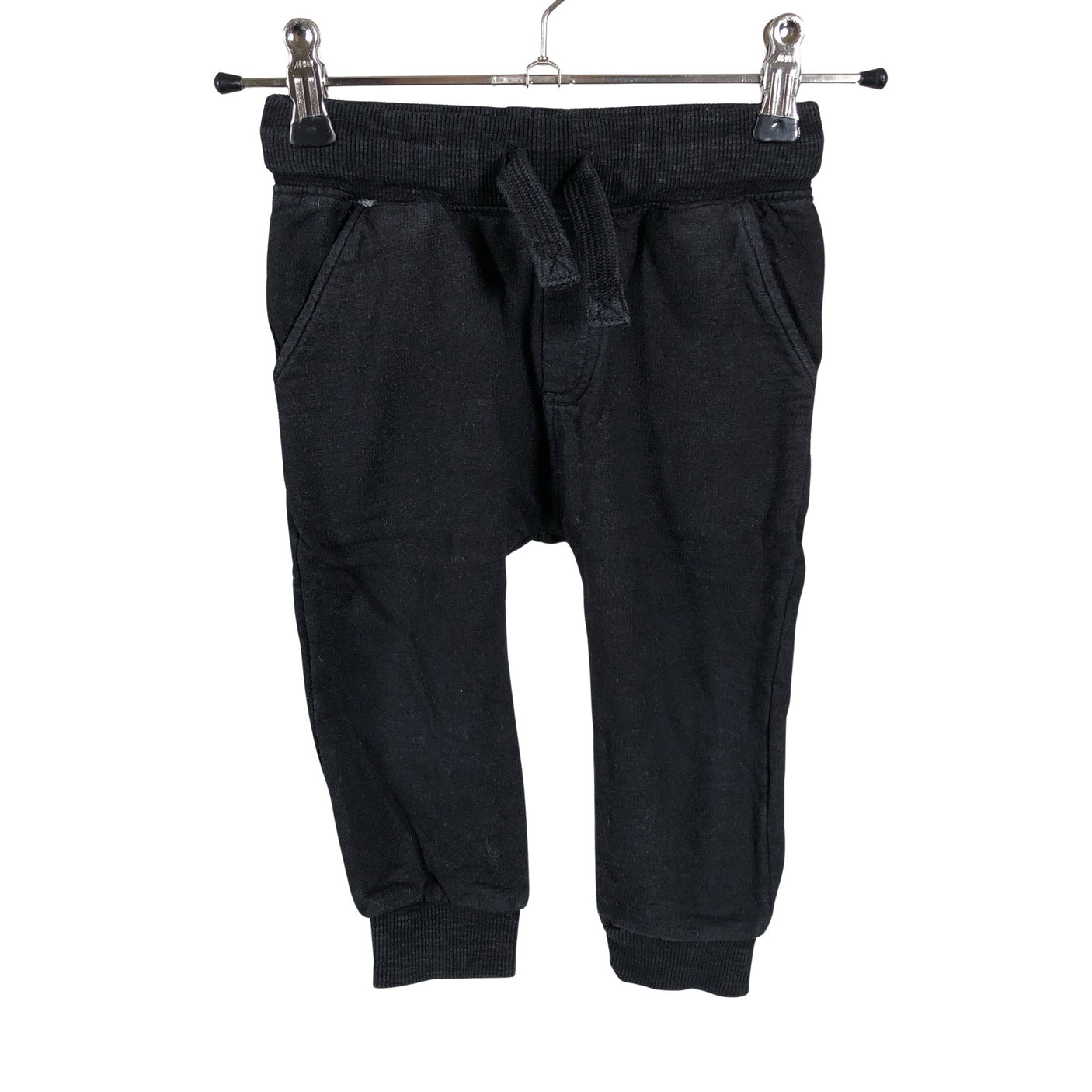 Unisex Next - Dressikangast püksid, suurus 86 - 92 - Must (1)