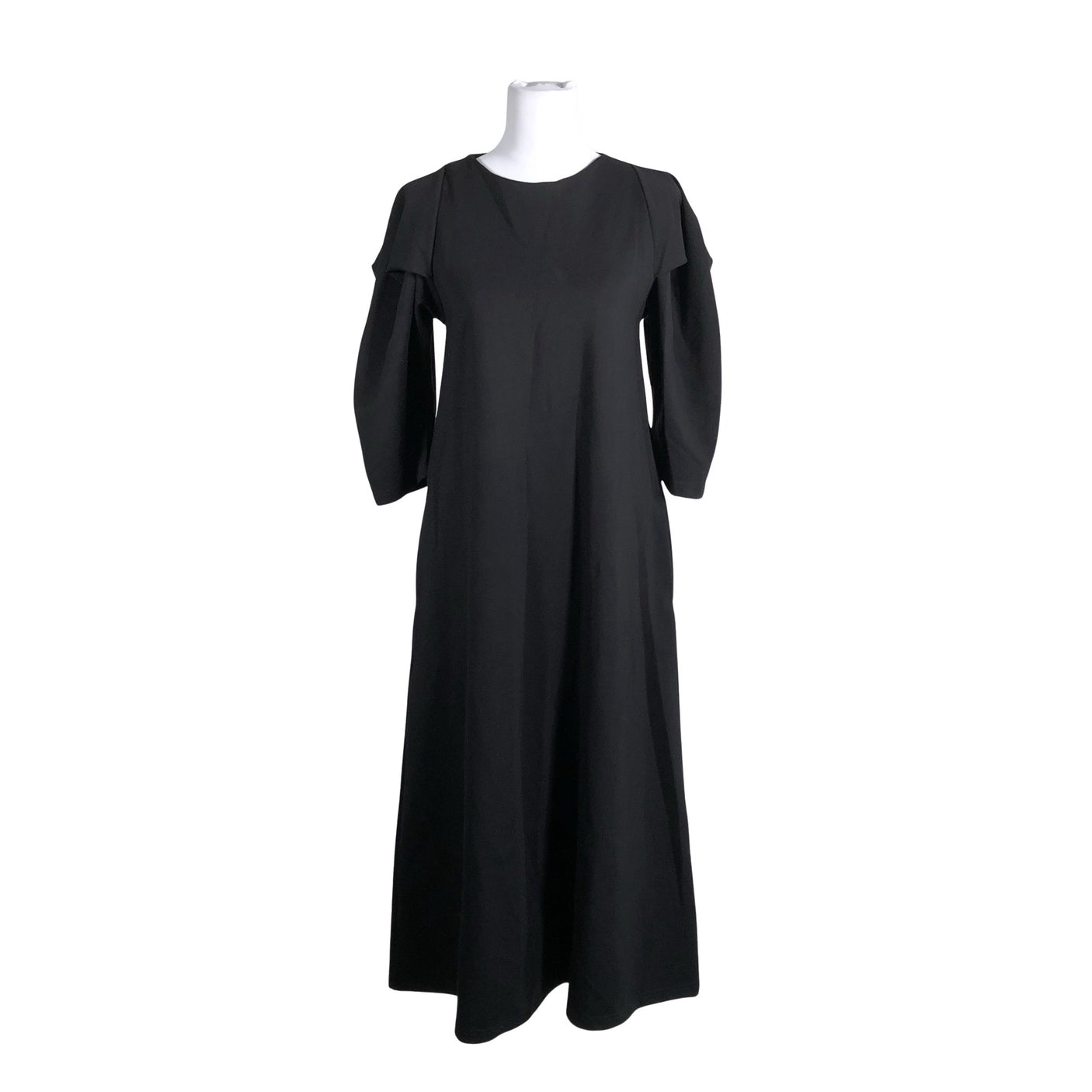 Unisex Nola - Trikotaažist kleit, suurus 38 - Must (1)