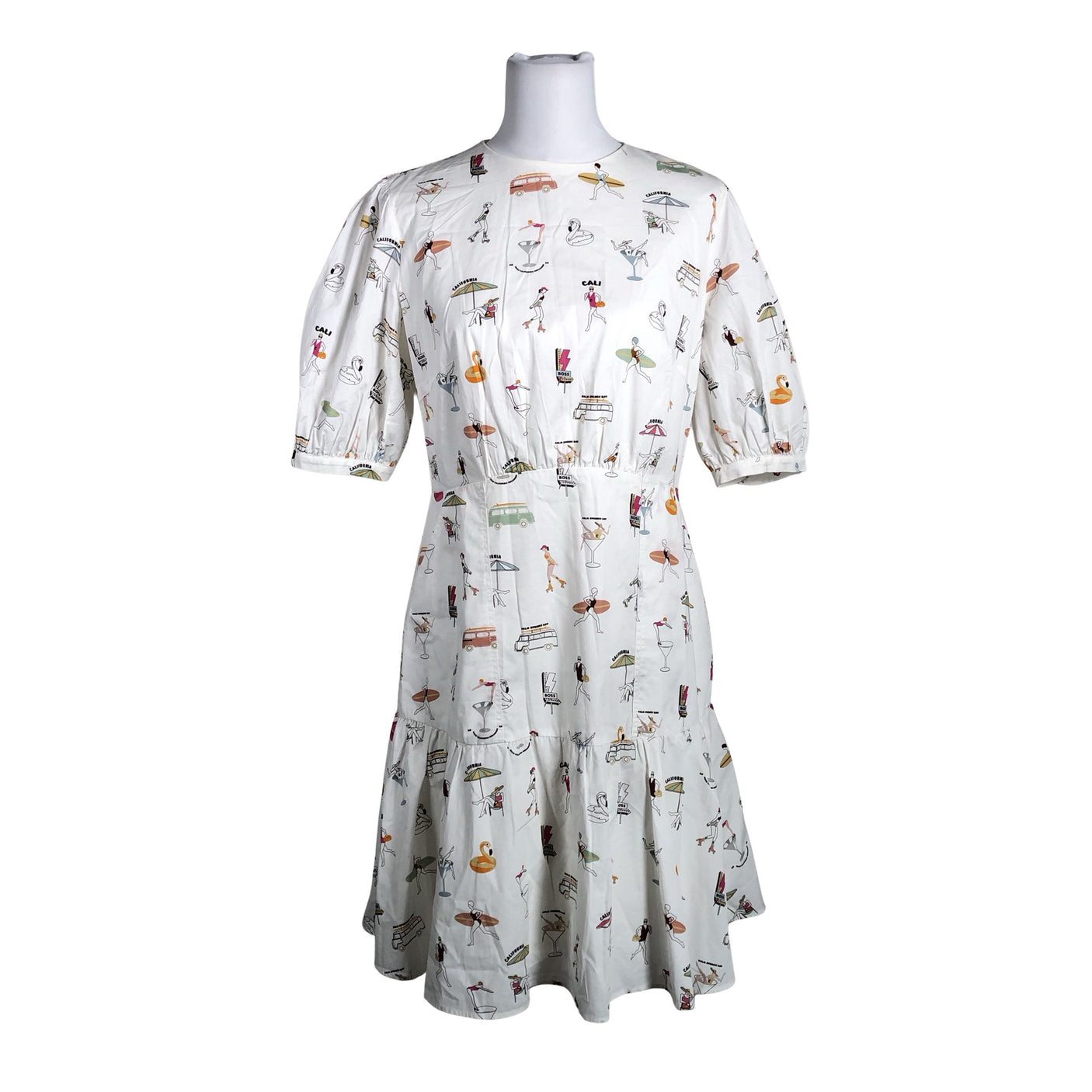 Unisex Hugo Boss - Mitteveniv kleit, suurus 40 - Valge (1)