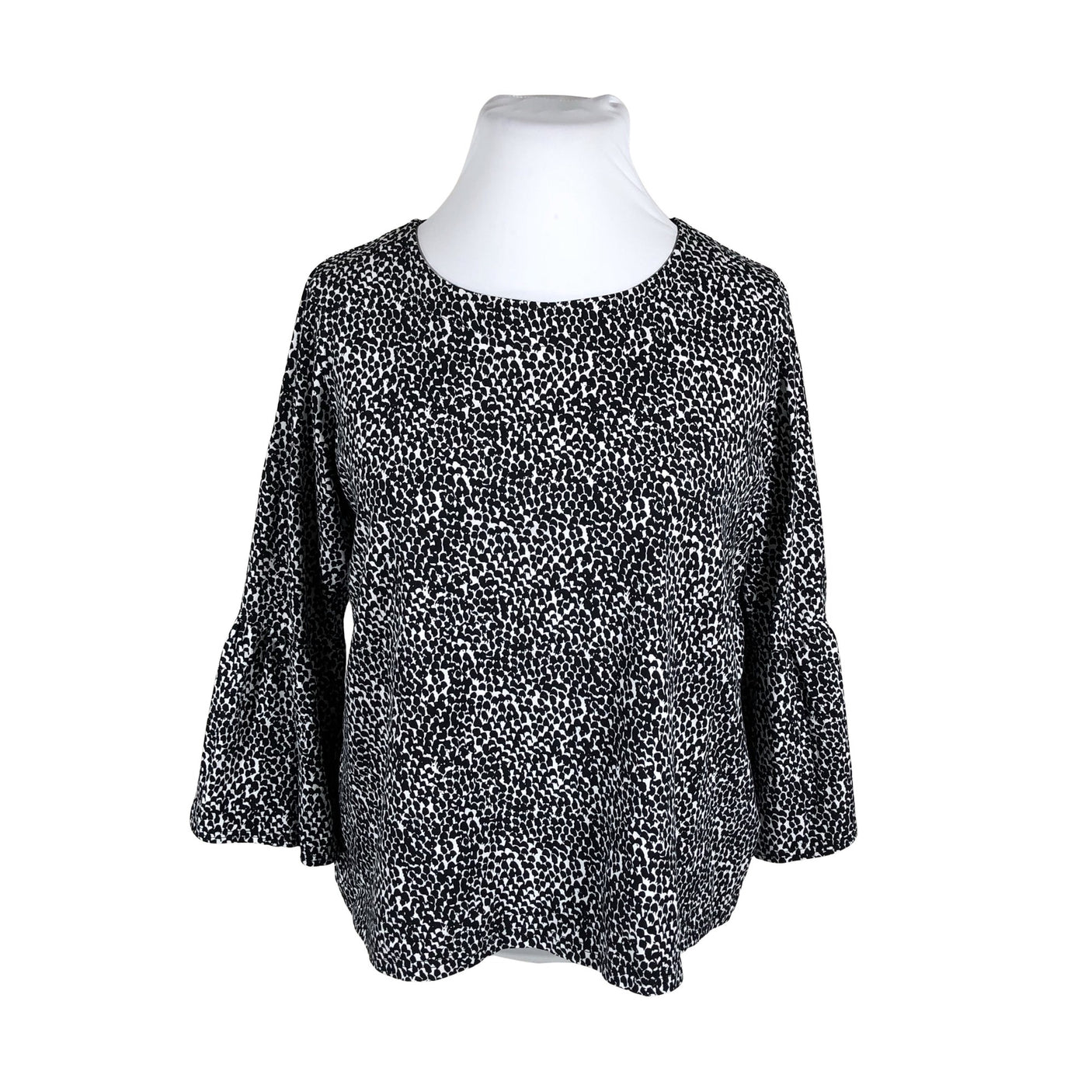 Unisex Aarrelabel - Trikotaažist pluus, suurus 42 - Must (1)