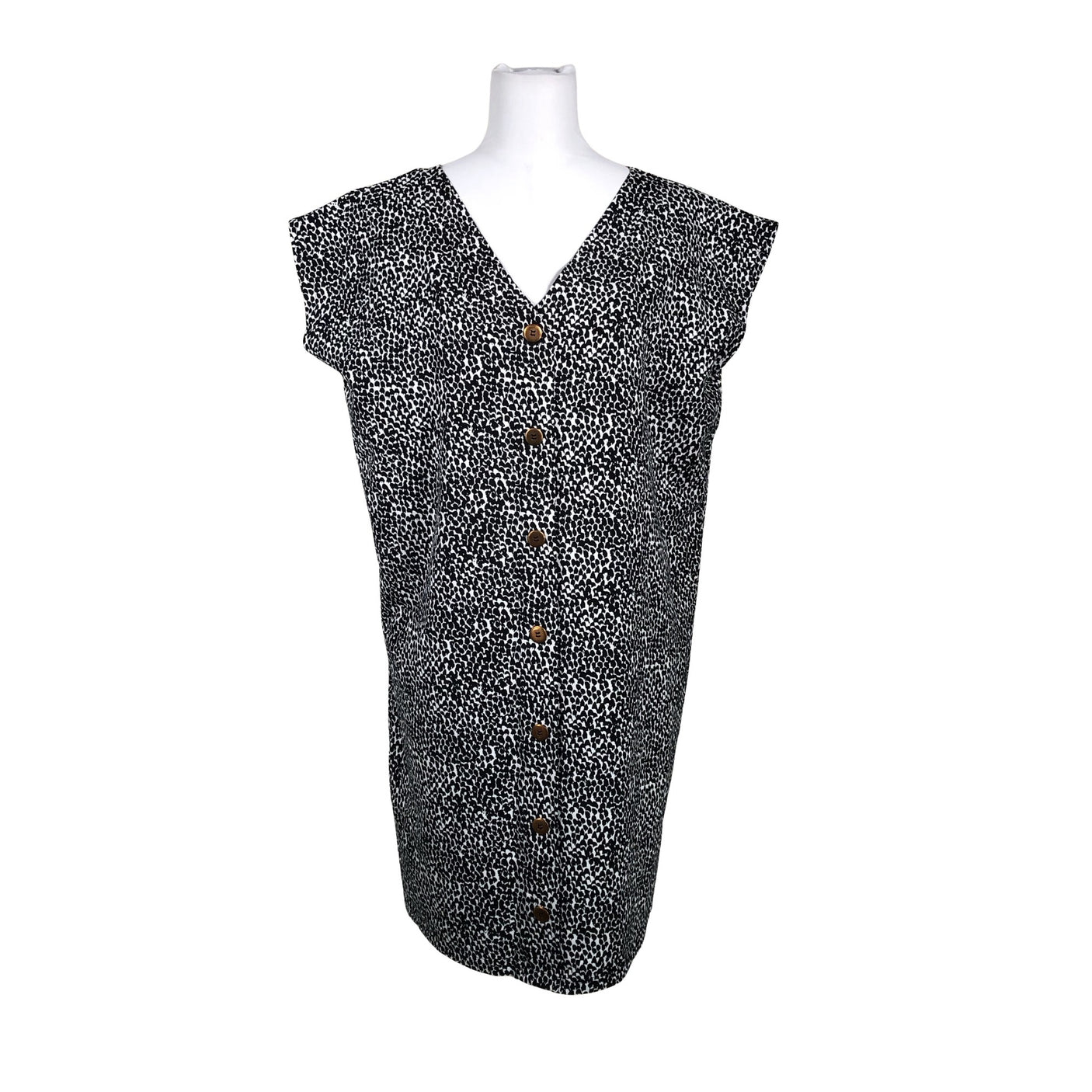 Unisex Aarrelabel - Trikotaažist kleit, suurus 40 - Must (1)