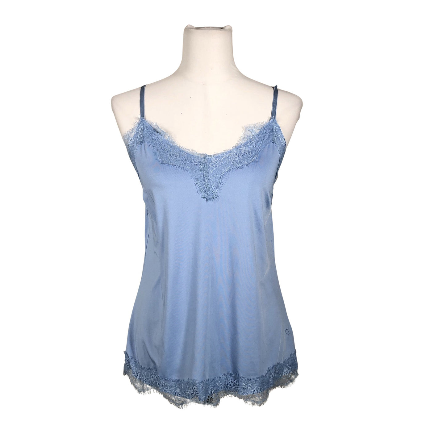 Unisex C&C - Trikotaažist topp, suurus 38 - Helesinine (1)