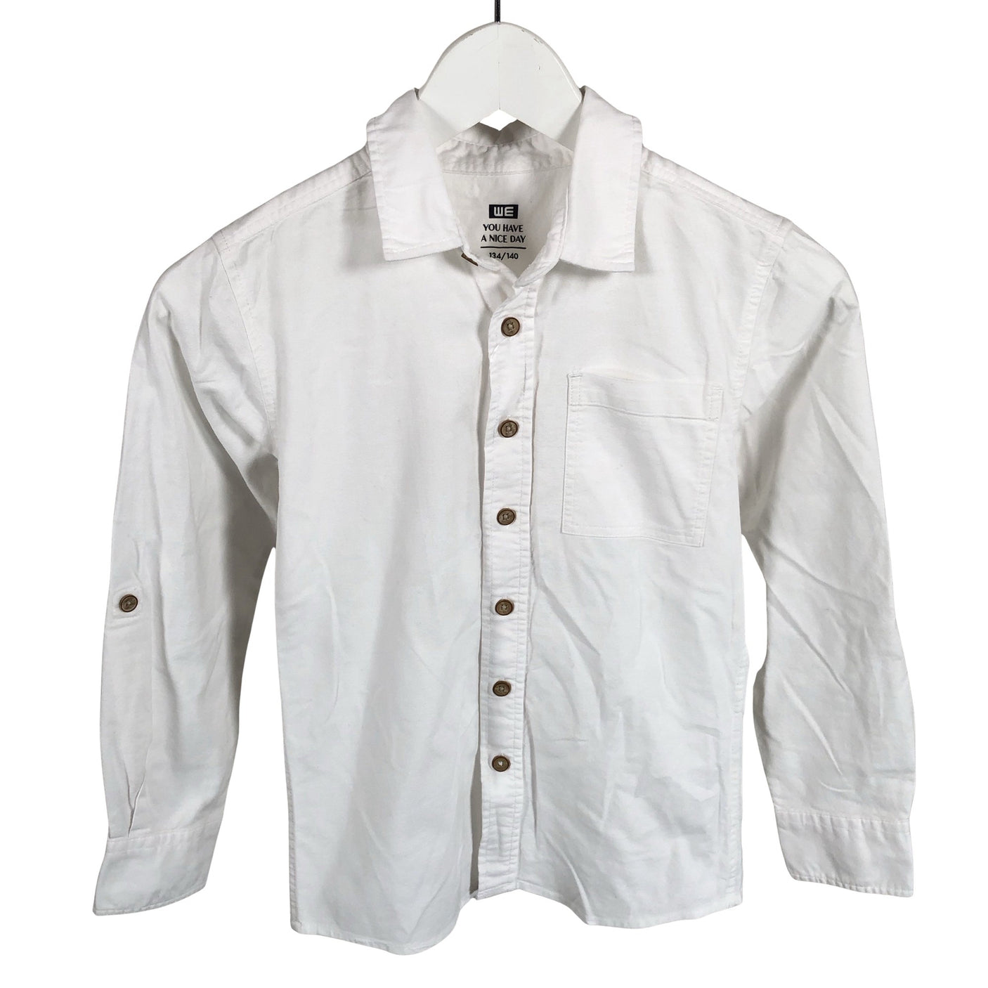 Unisex We - Triiksärk, suurus 134 - 140 - Valge (1)