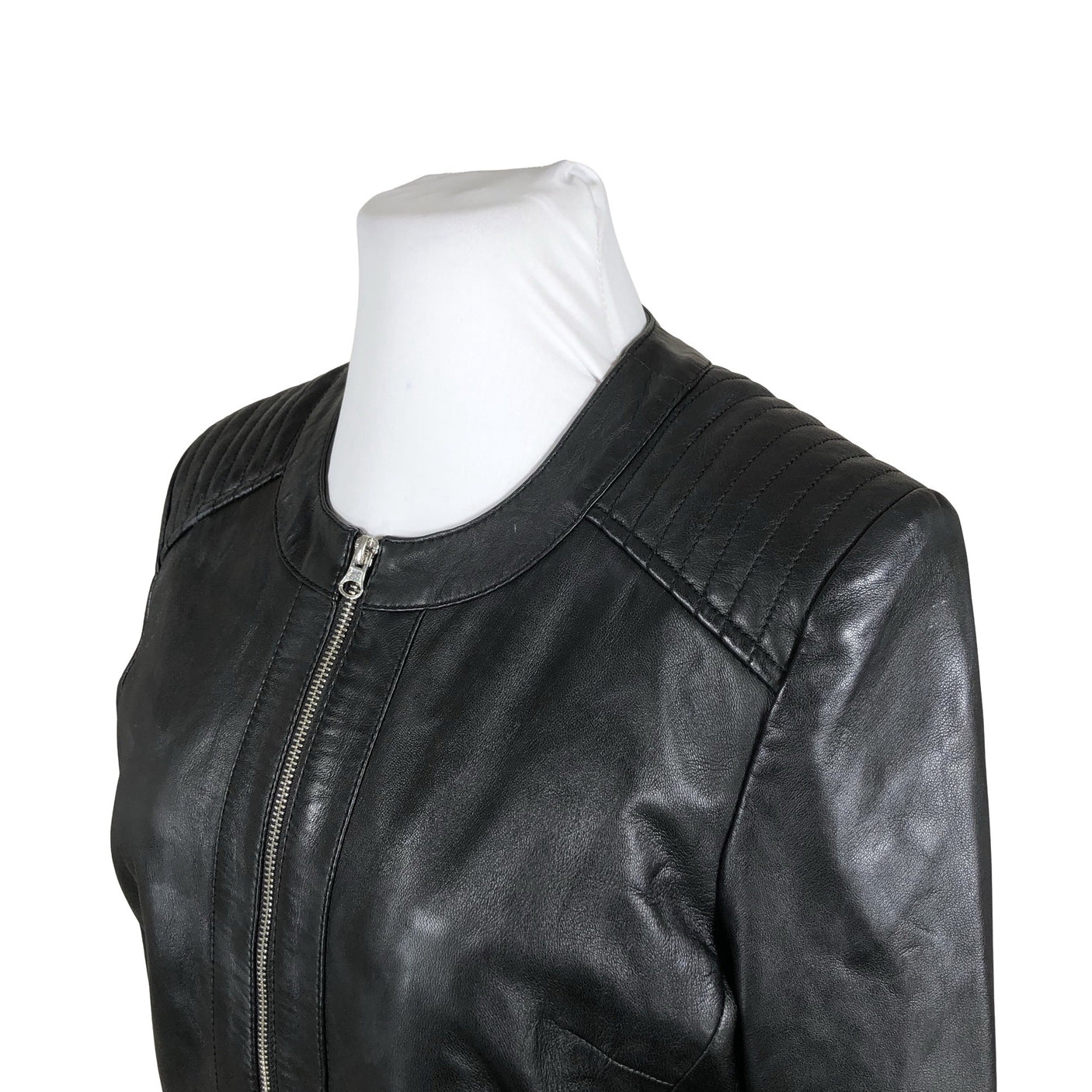 Unisex Saki - Nahktagi, suurus 44 - Must (3)