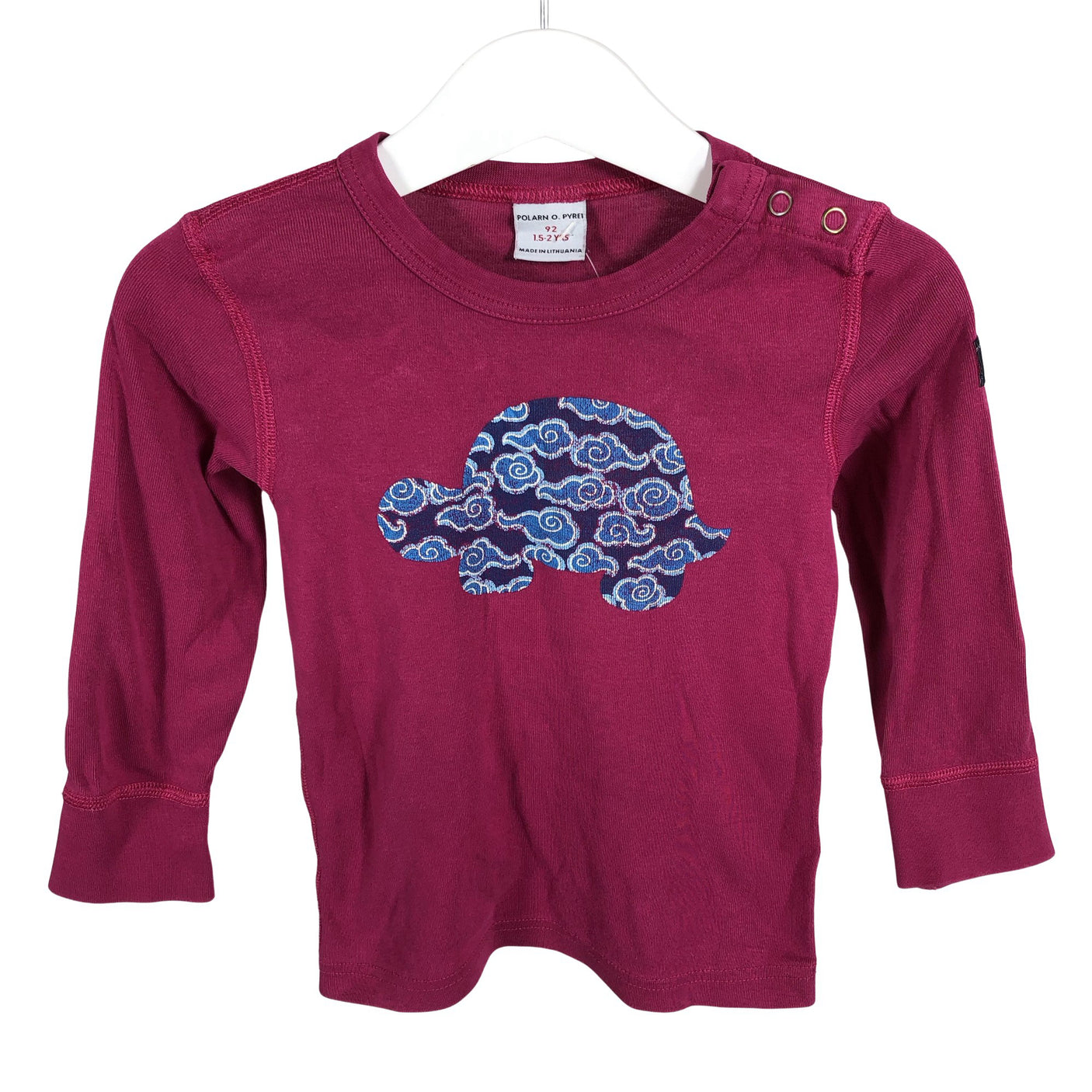 Unisex Polarn O. Pyret - Trikotaažist pluus, suurus 86 - 92 - Roosa (1)